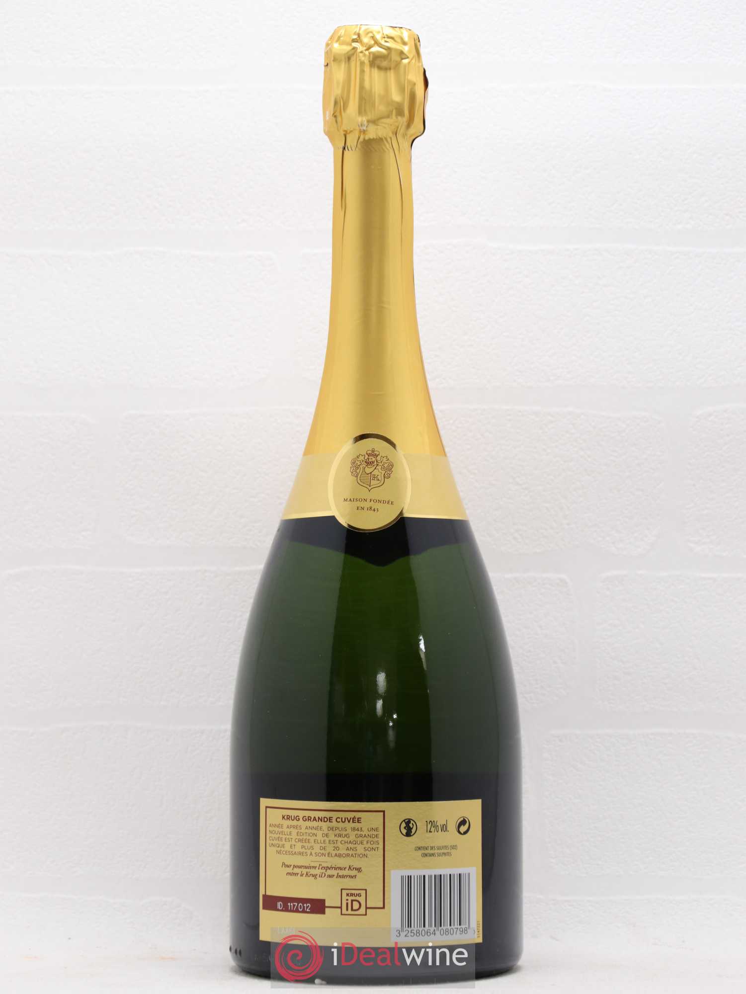Grande Cuvée - 166ème édition Krug - Lot de 1 bouteille - 1