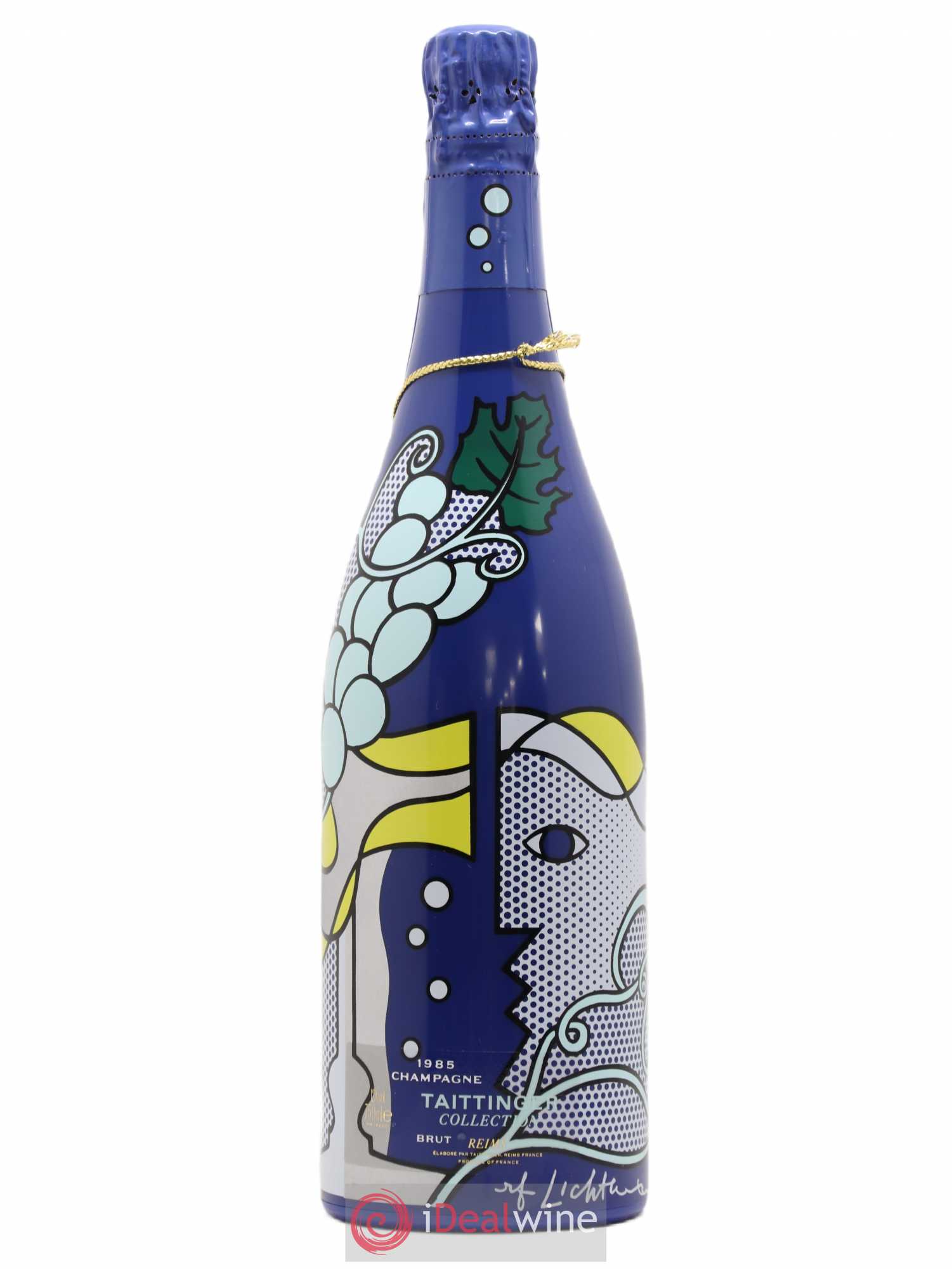 1985 - Collection Lichtenstein Taittinger 1985 - Lot de 1 bouteille - 0