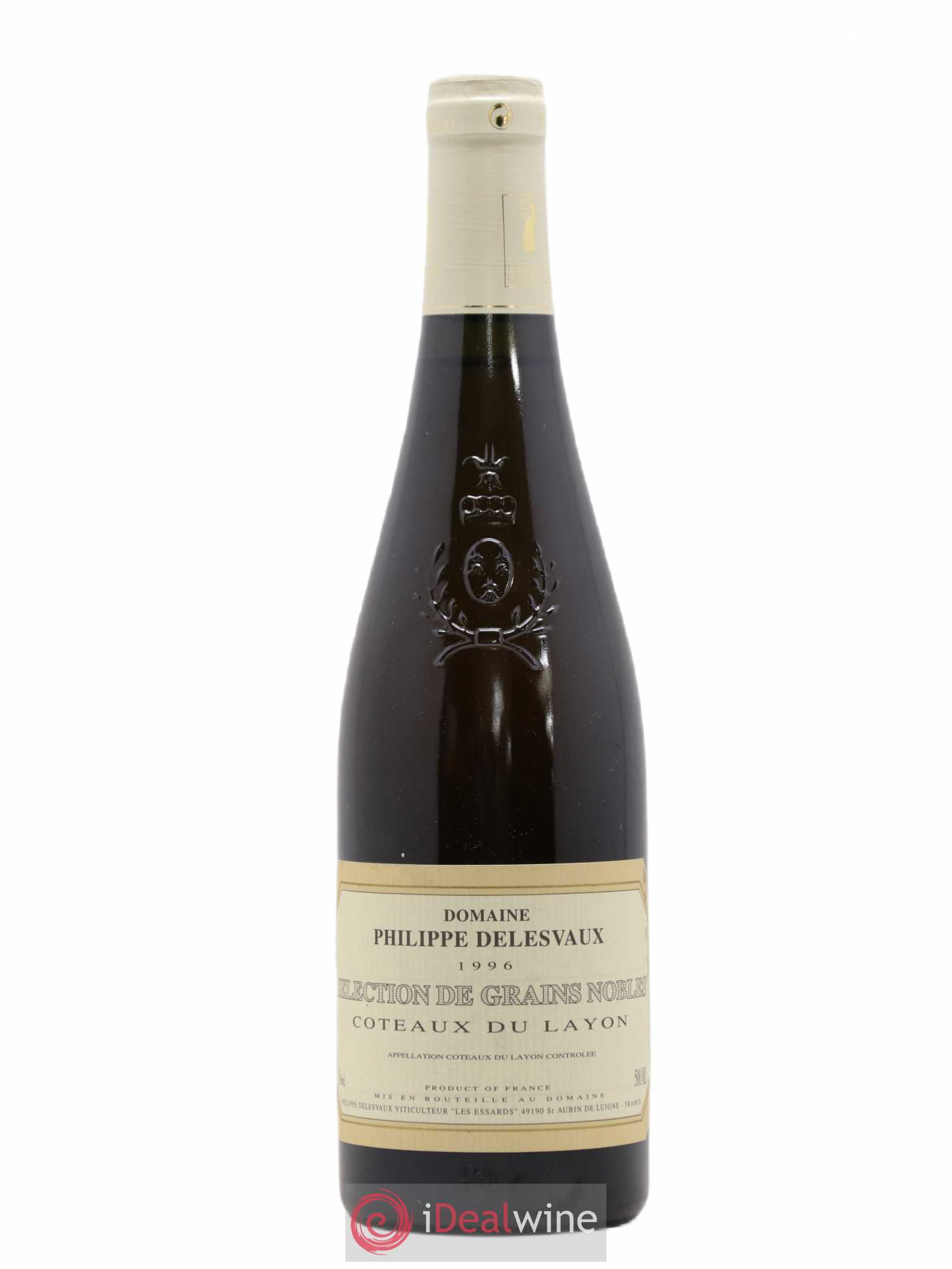 Coteaux du Layon Sélection de Grains Nobles Philippe Delesvaux 50cl 1996 - Lotto di 1 bottiglia - 0