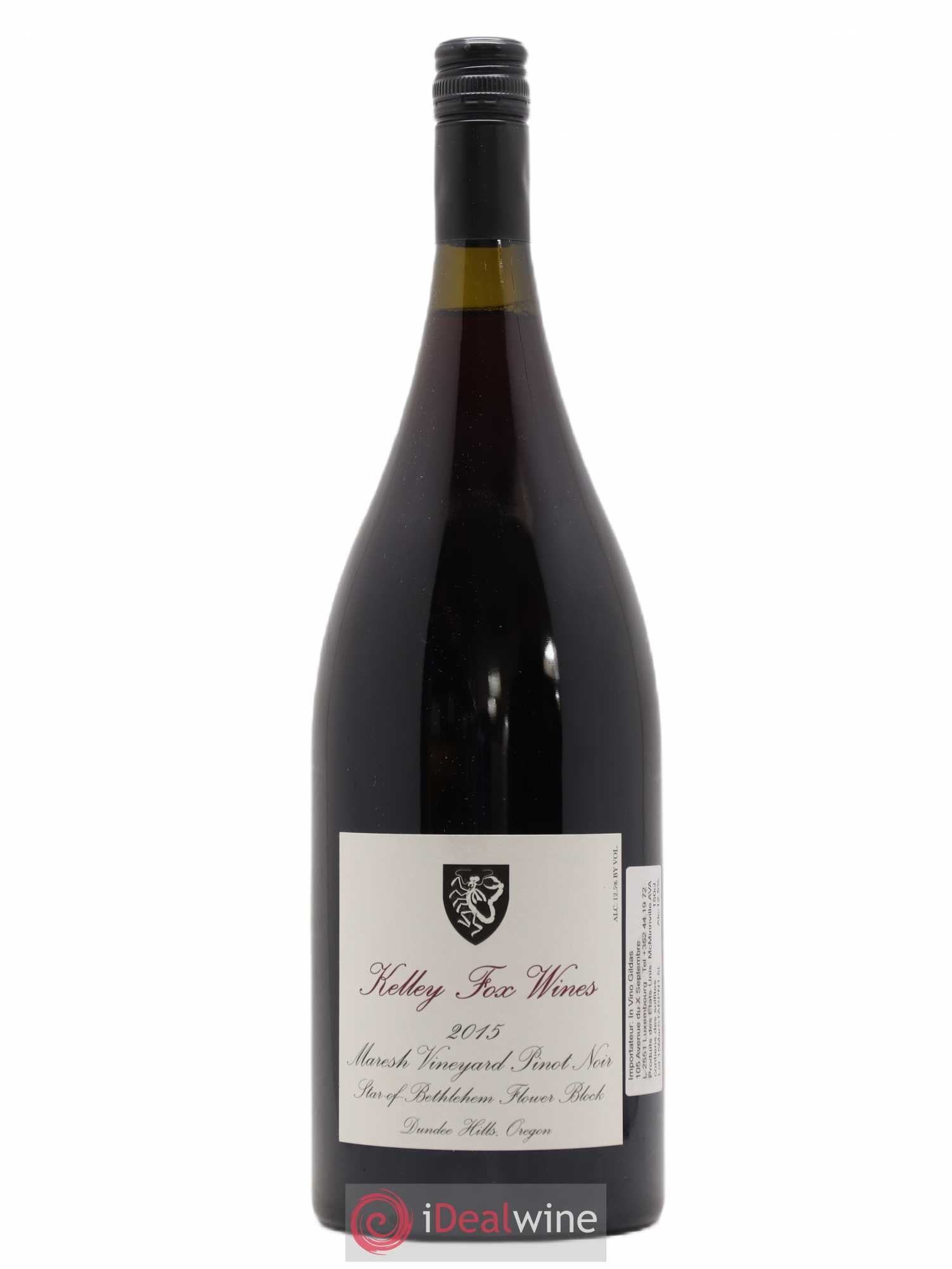 USA Oregon Kelley Fox Wine Vineyard Maresh 2015 - Posten von 1 Magnum - 0