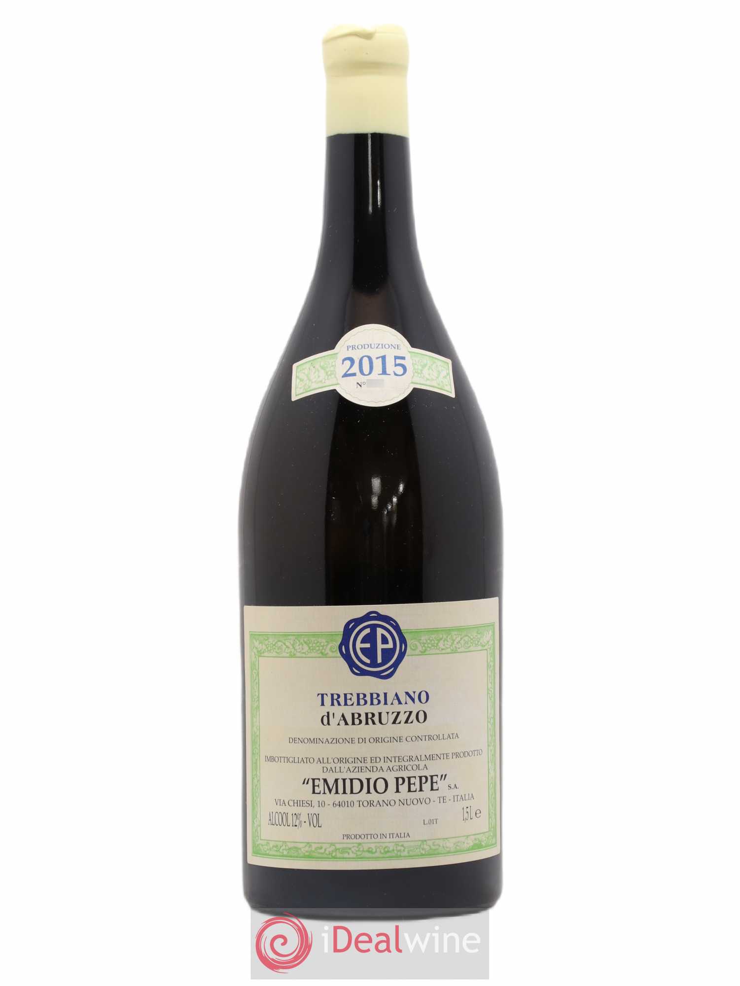 Trebbiano d'Abruzzo DOC Vecchie Viti Emidio Pepe 2015 - Lot de 1 magnum - 0