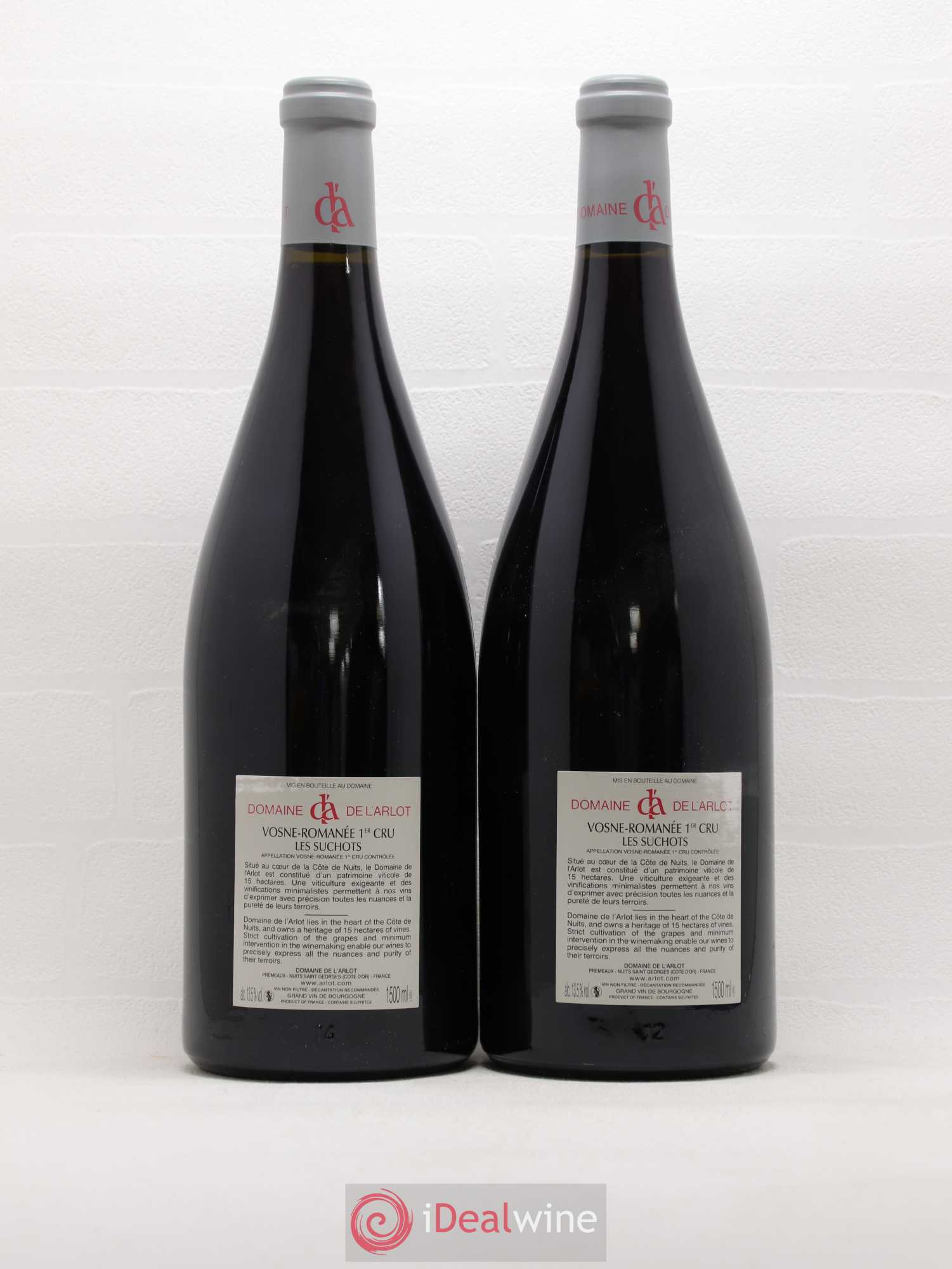 Vosne-Romanée 1er Cru Les Suchots Domaine de l'Arlot 2009 - Lot de 2 magnums - 1