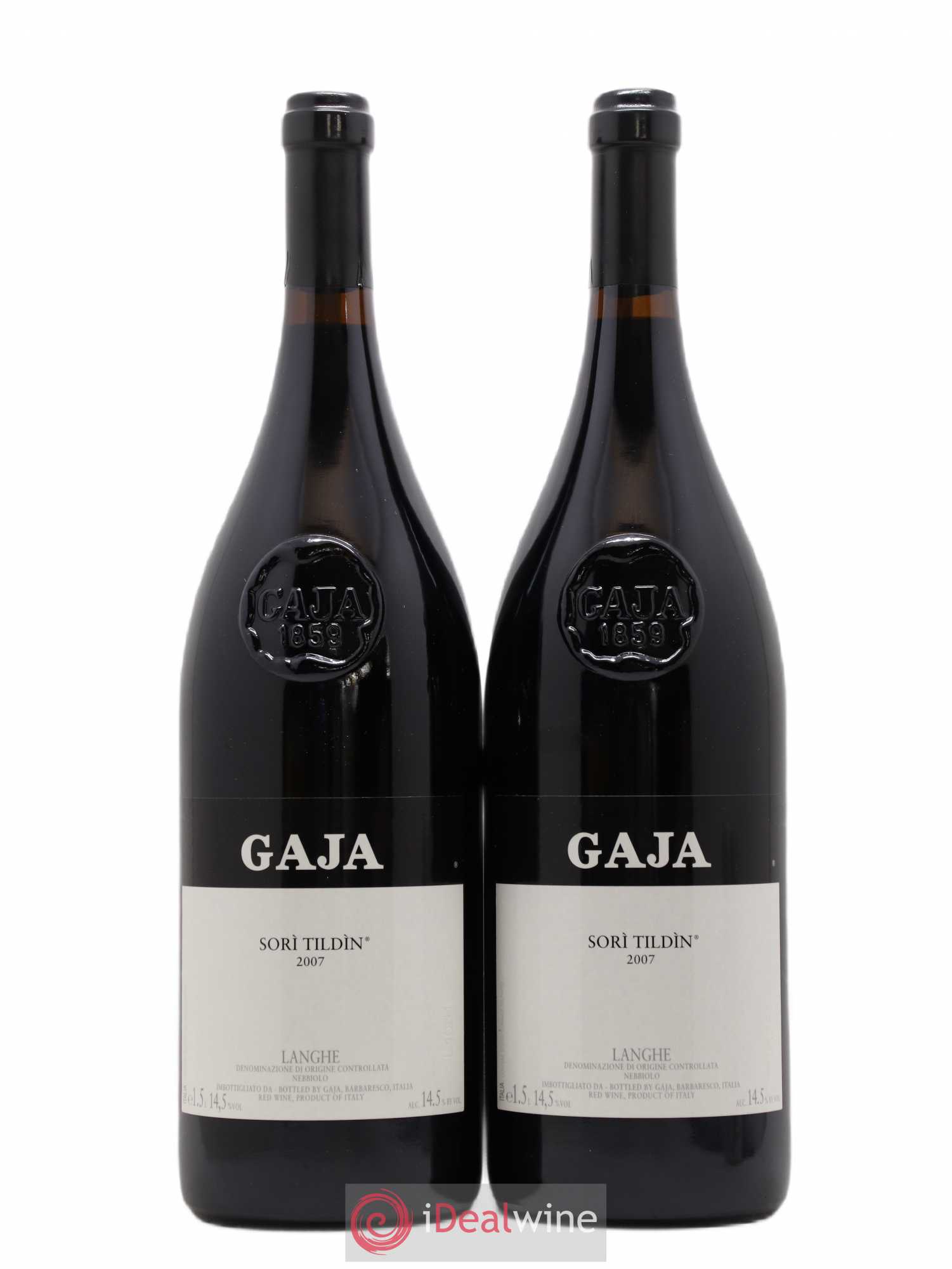 Langhe Sorì Tildìn Gaja 2007 - Lot de 2 magnums - 0