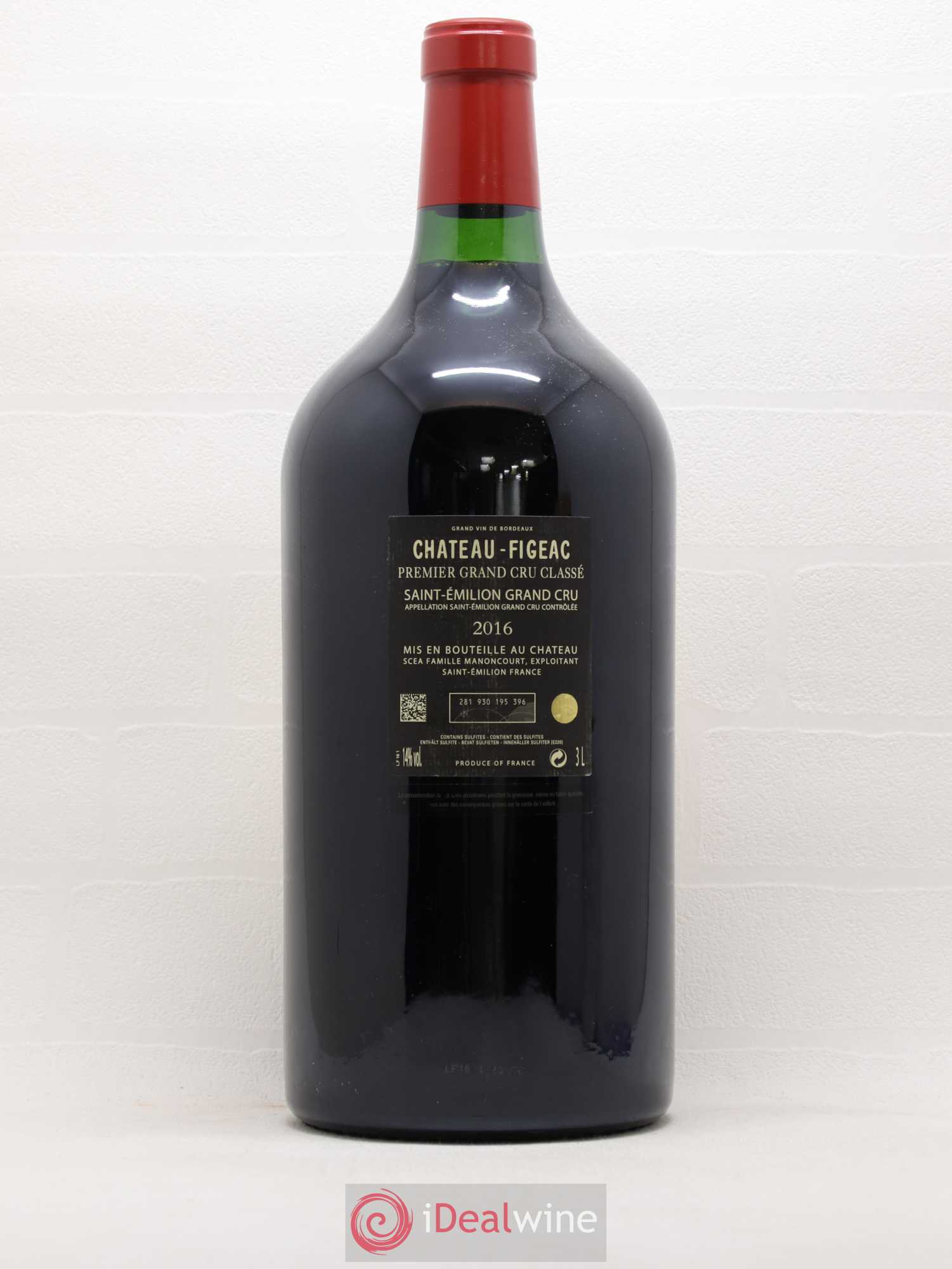 Château Figeac 1er Grand Cru Classé A 2016 - Lot de 1 double magnum - 1