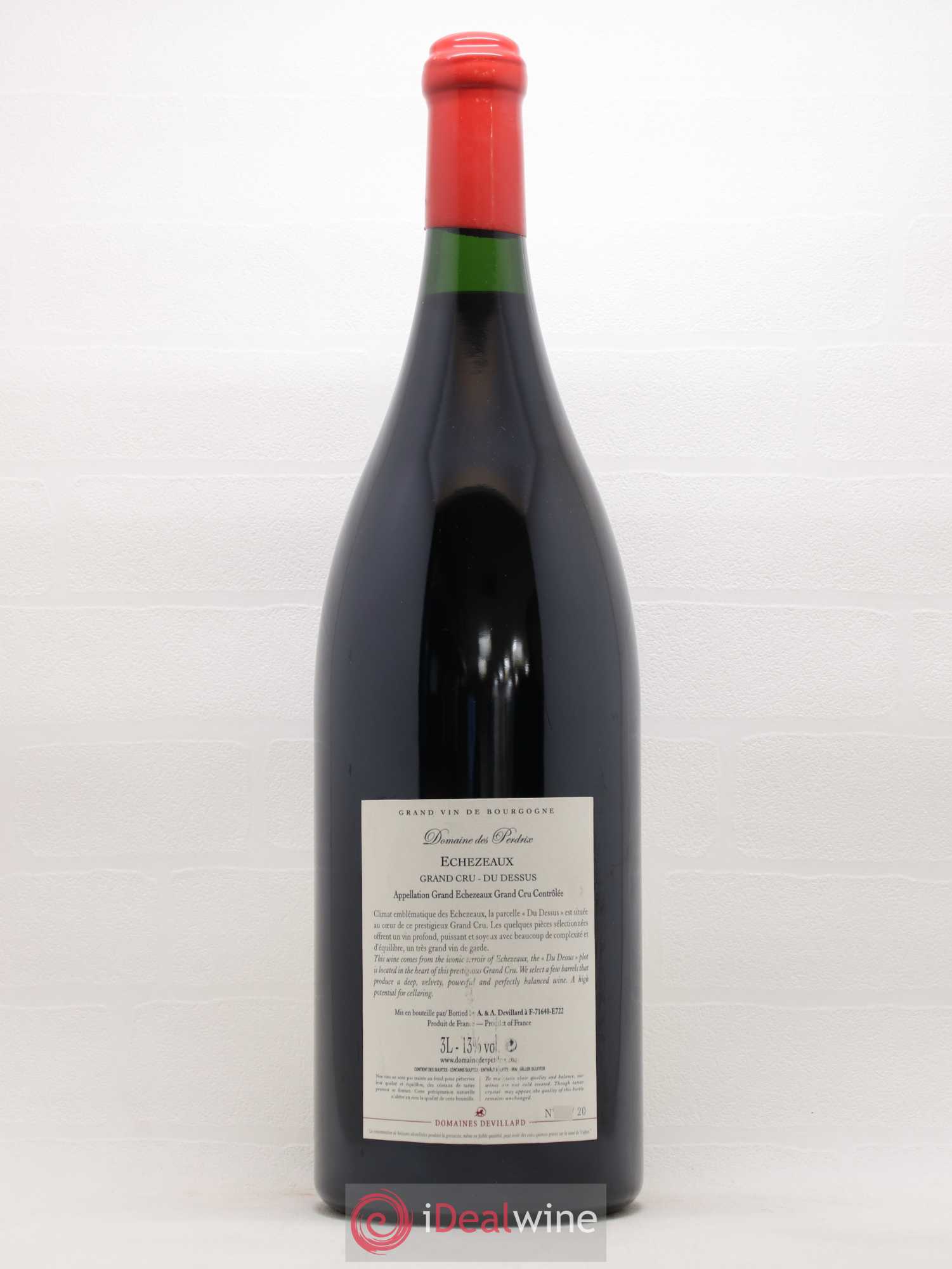 Echezeaux Grand Cru Du dessus Perdrix (Domaine des) 2016 - Lotto di 1 jéroboam - 1
