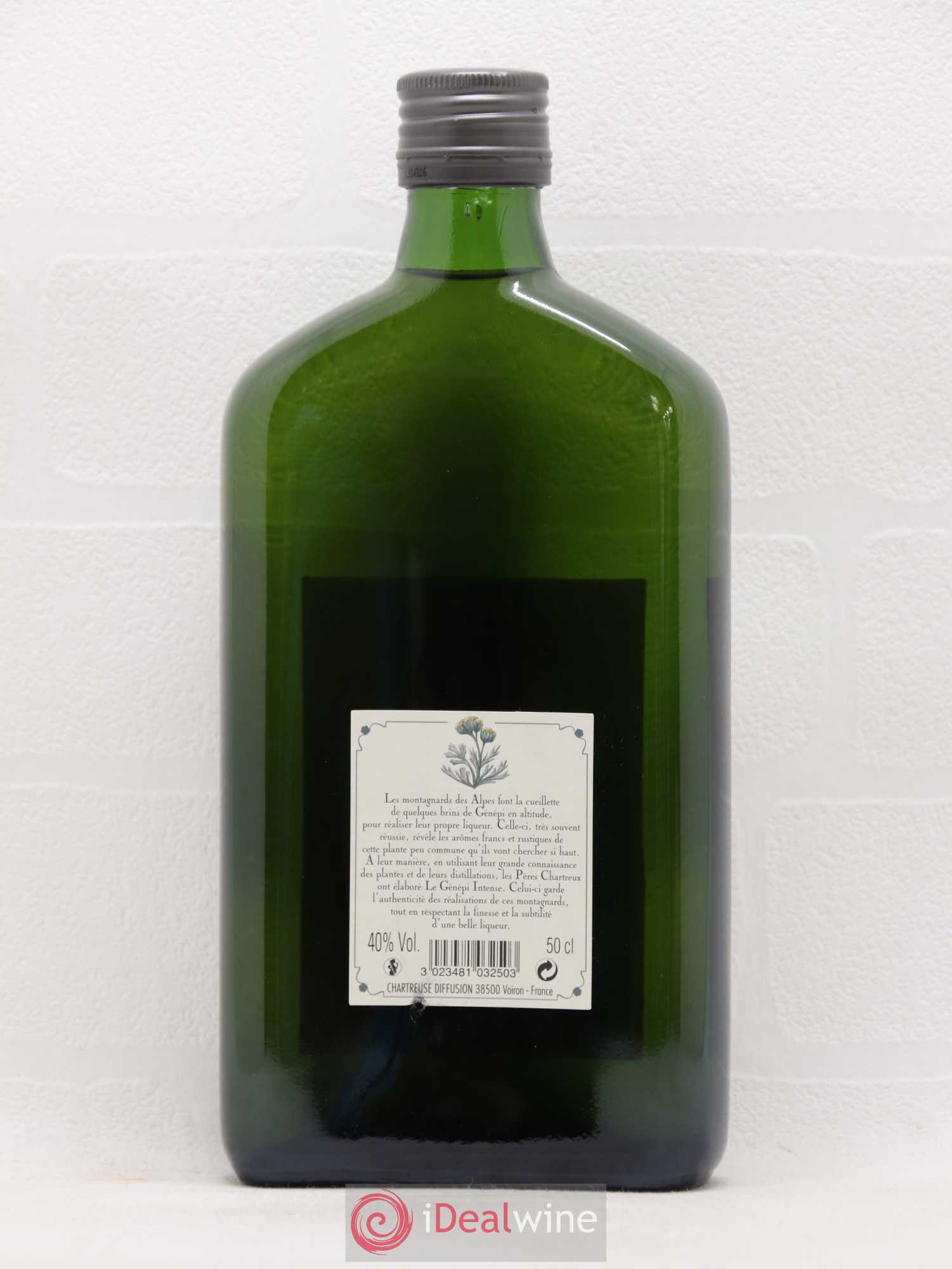 Alcool Genepi Cuvée Intense des Pères Chartreux - Lot de 1 bouteille - 1
