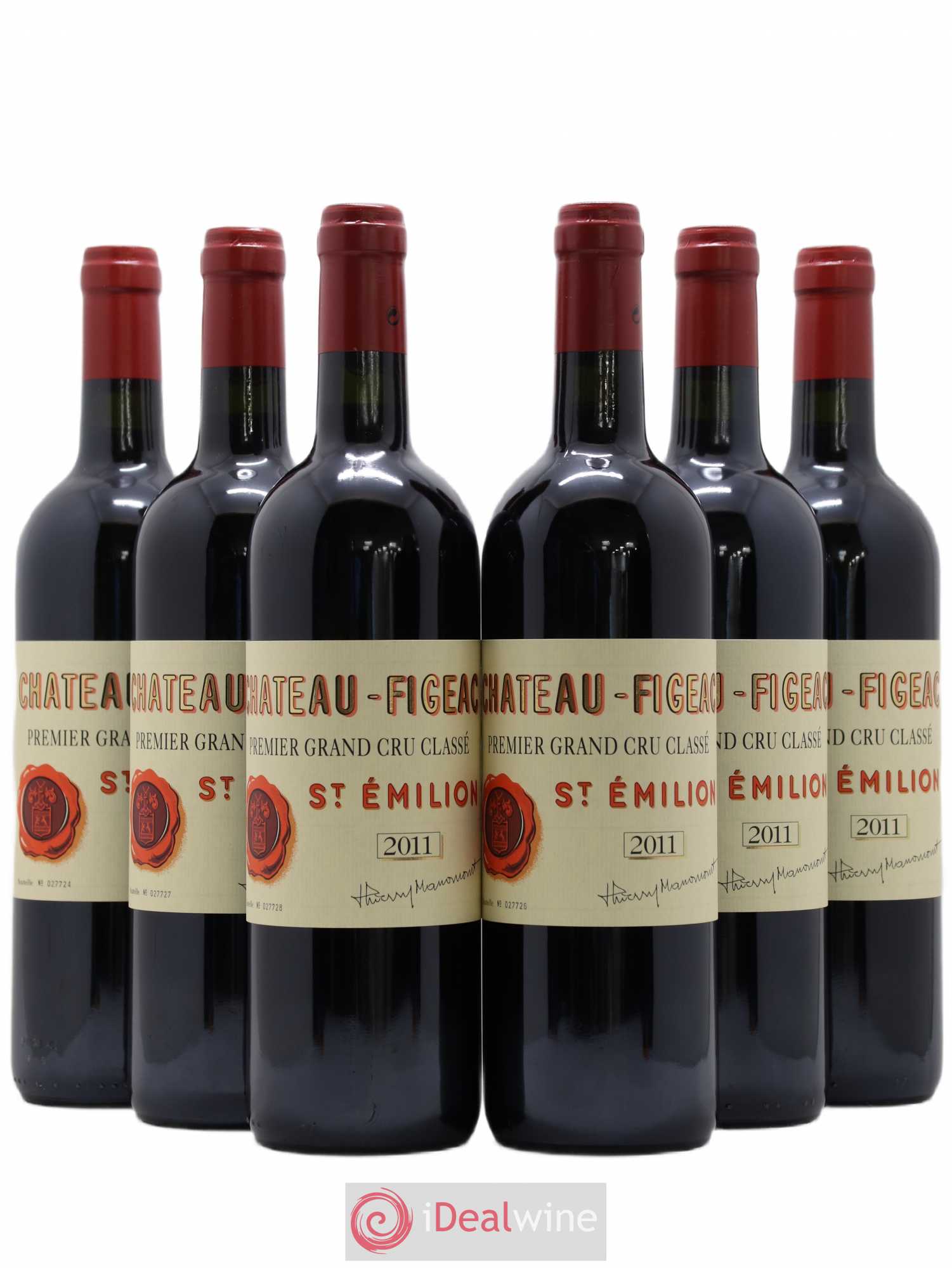 Château Figeac 1er Grand Cru Classé A 2011 - Lot de 6 bouteilles - 0