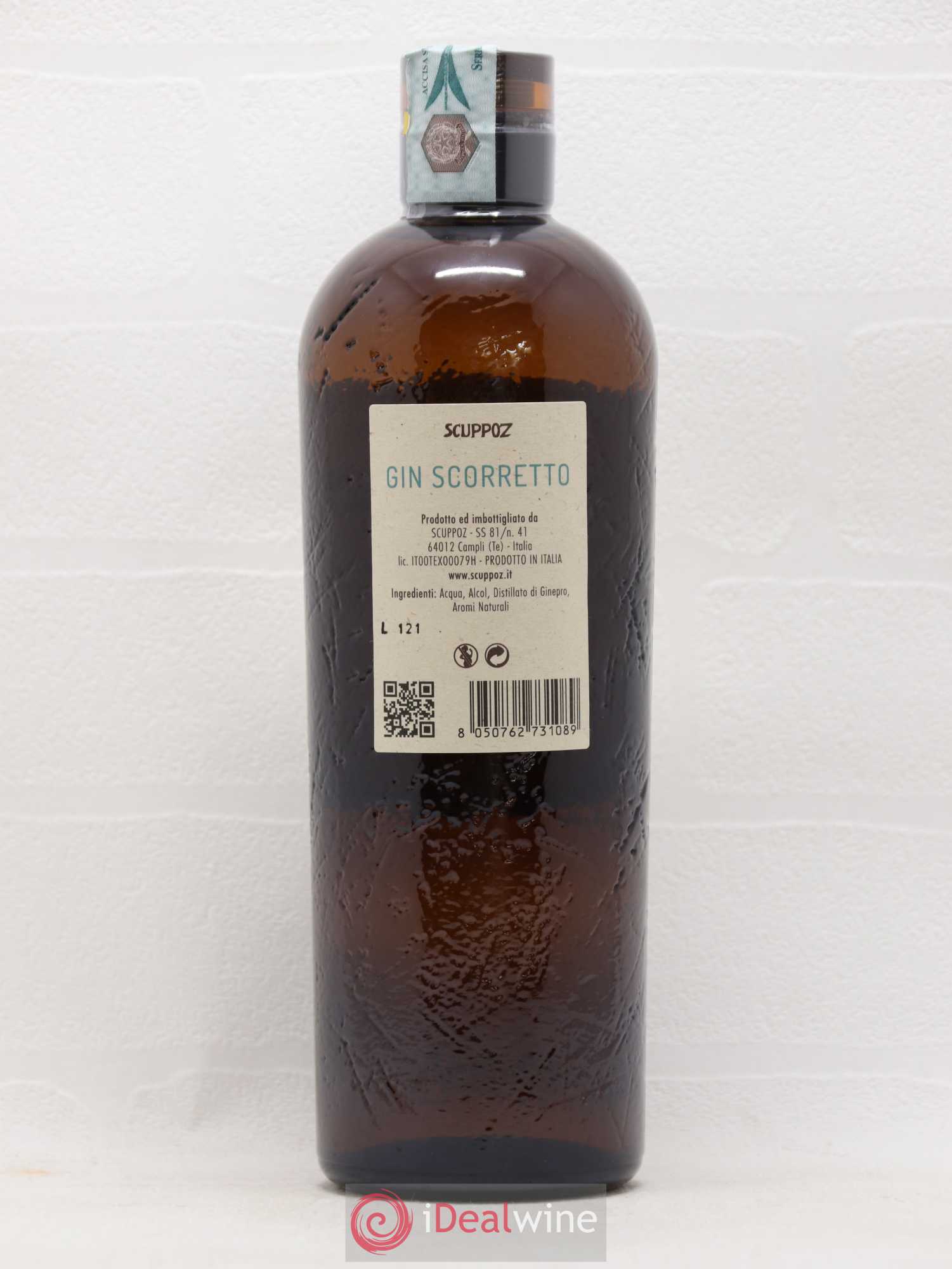 Alcool Gin Scorretto 592 Scuppoz - Posten von 1 Flasche - 1
