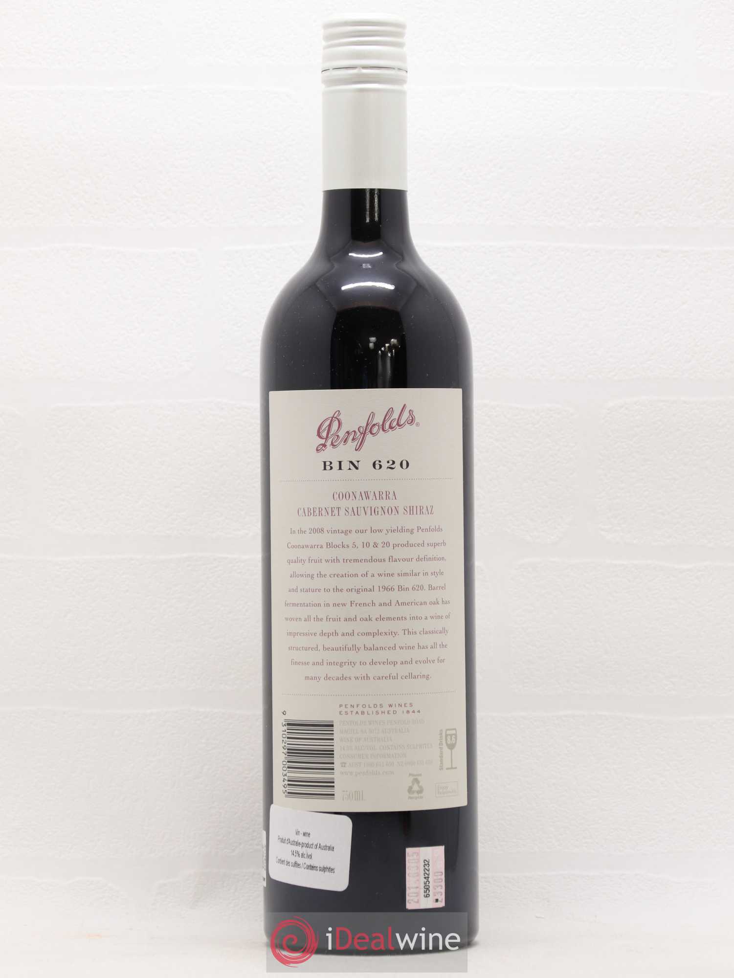 Australie Penfolds Bin 620 2008 - Lot of 1 bottle - 1
