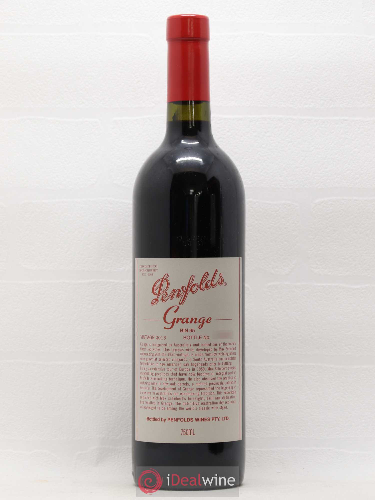 Australie Penfolds Grange Bin 95 2013 - Posten von 1 Flasche - 1