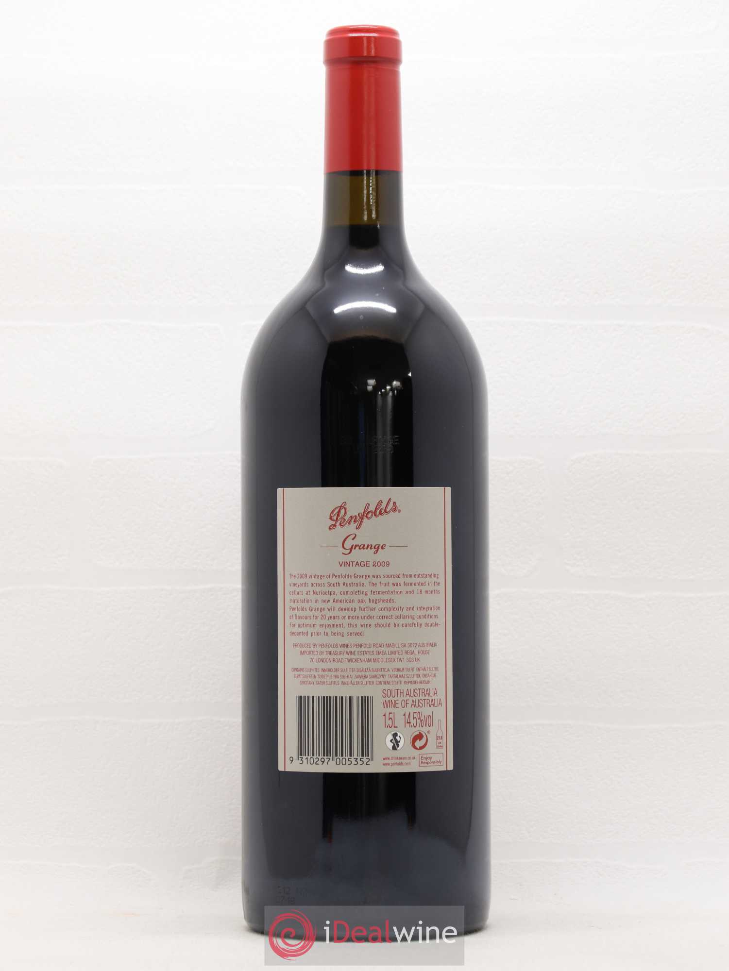 Australie Penfolds Grange Bin 95 2009 - Posten von 1 Magnum - 2
