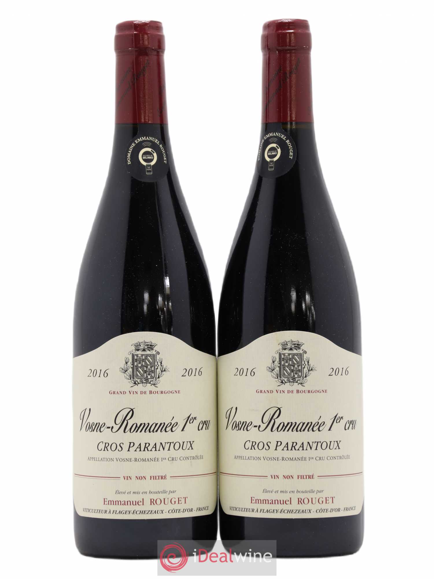 Vosne-Romanée 1er Cru Cros Parantoux Emmanuel Rouget 2016 - Lot de 2 bouteilles - 0
