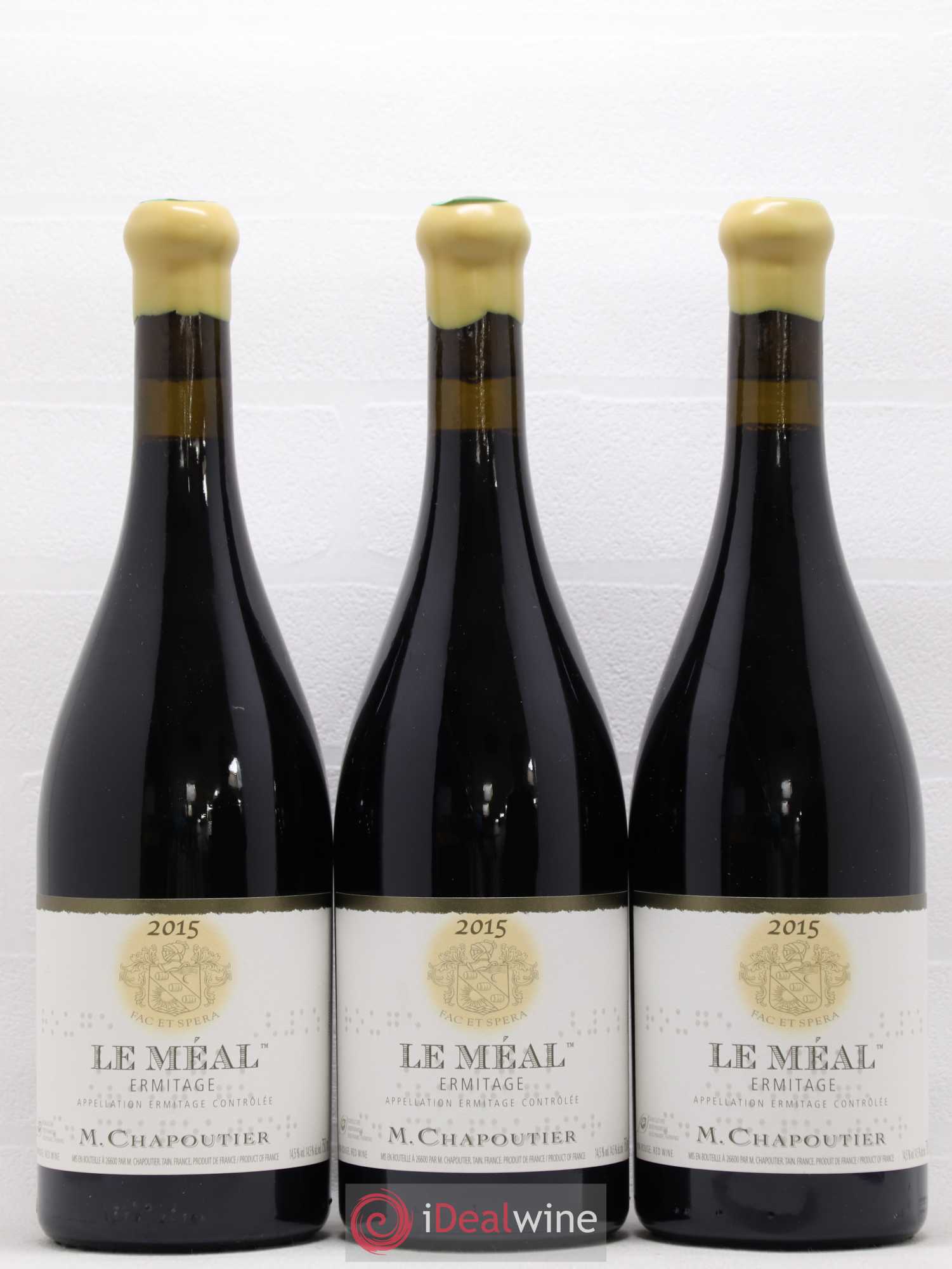 Hermitage Ermitage Le Méal Chapoutier 2015 - Lot de 6 bouteilles - 1
