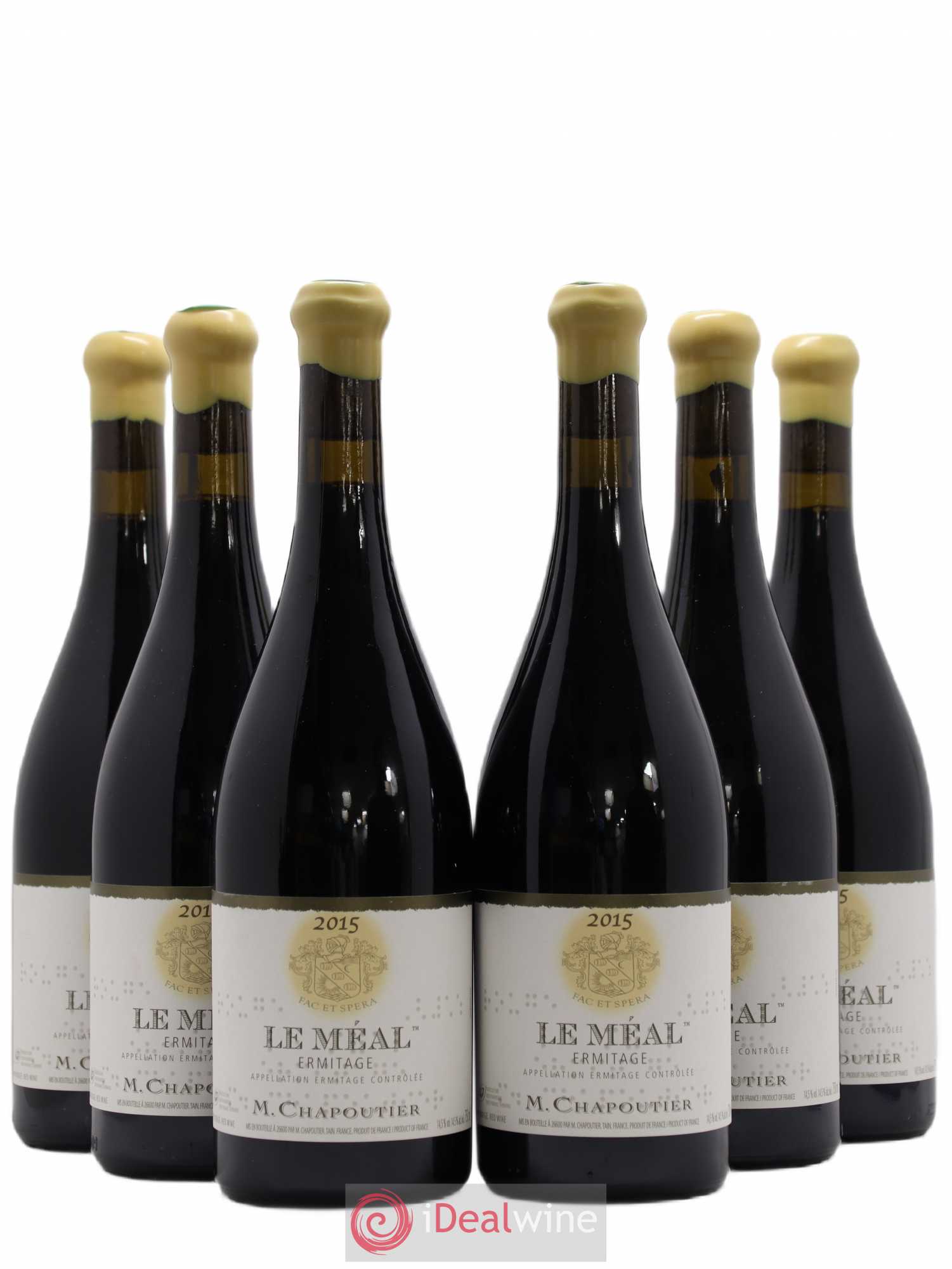 Hermitage Ermitage Le Méal Chapoutier 2015 - Lot de 6 bouteilles - 0