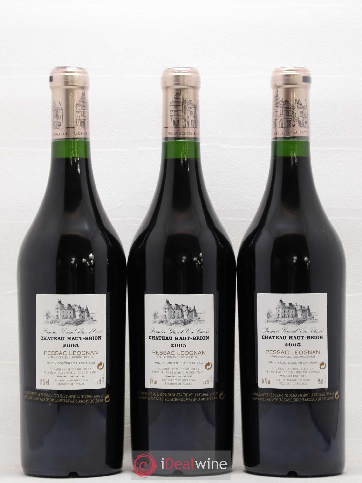 Château Haut Brion 1er Grand Cru Classé 2005 - Lot de 6 bouteilles - 4