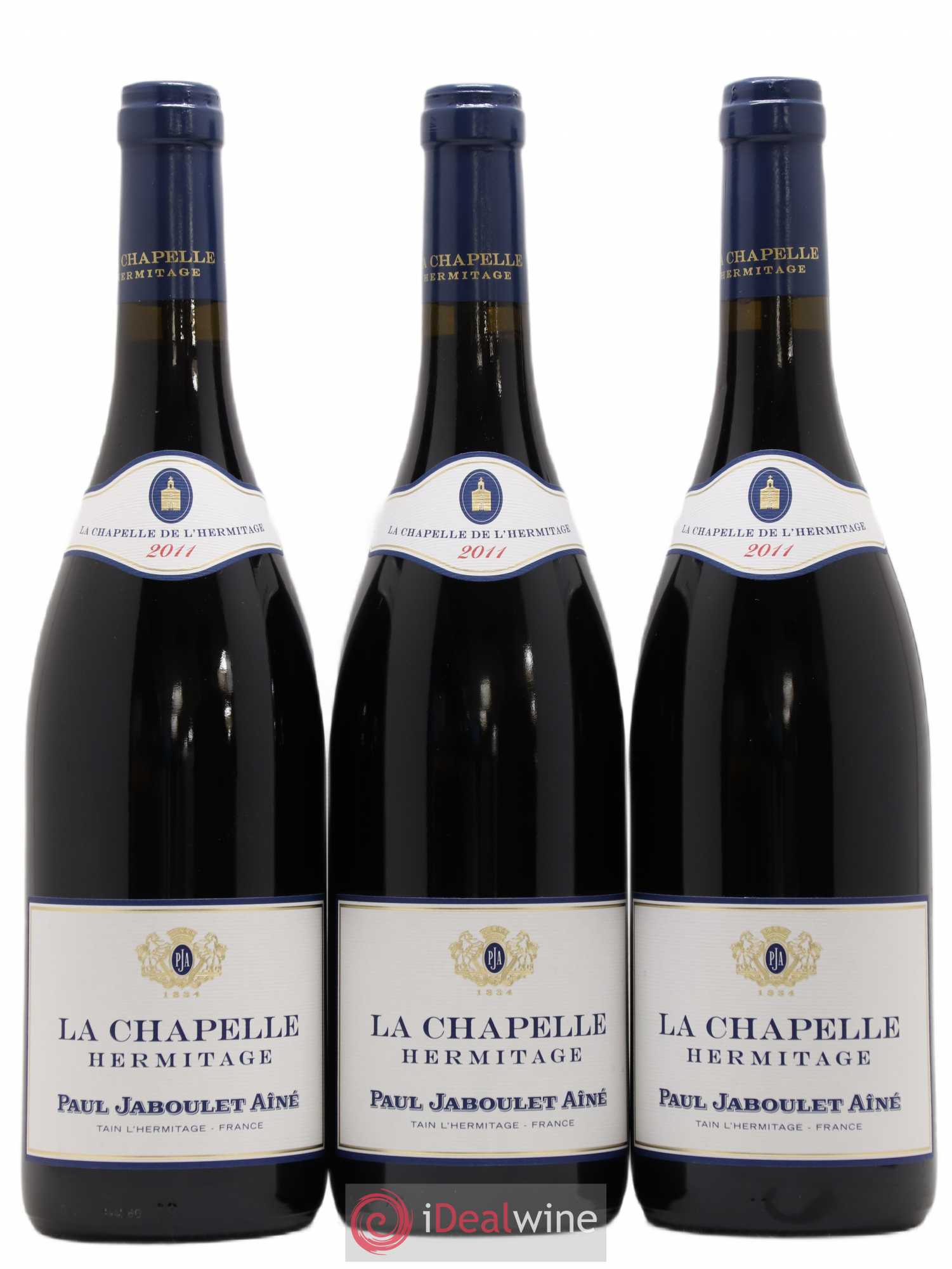 Hermitage La Chapelle Paul Jaboulet Ainé 2011 - Lot of 3 bottles - 0
