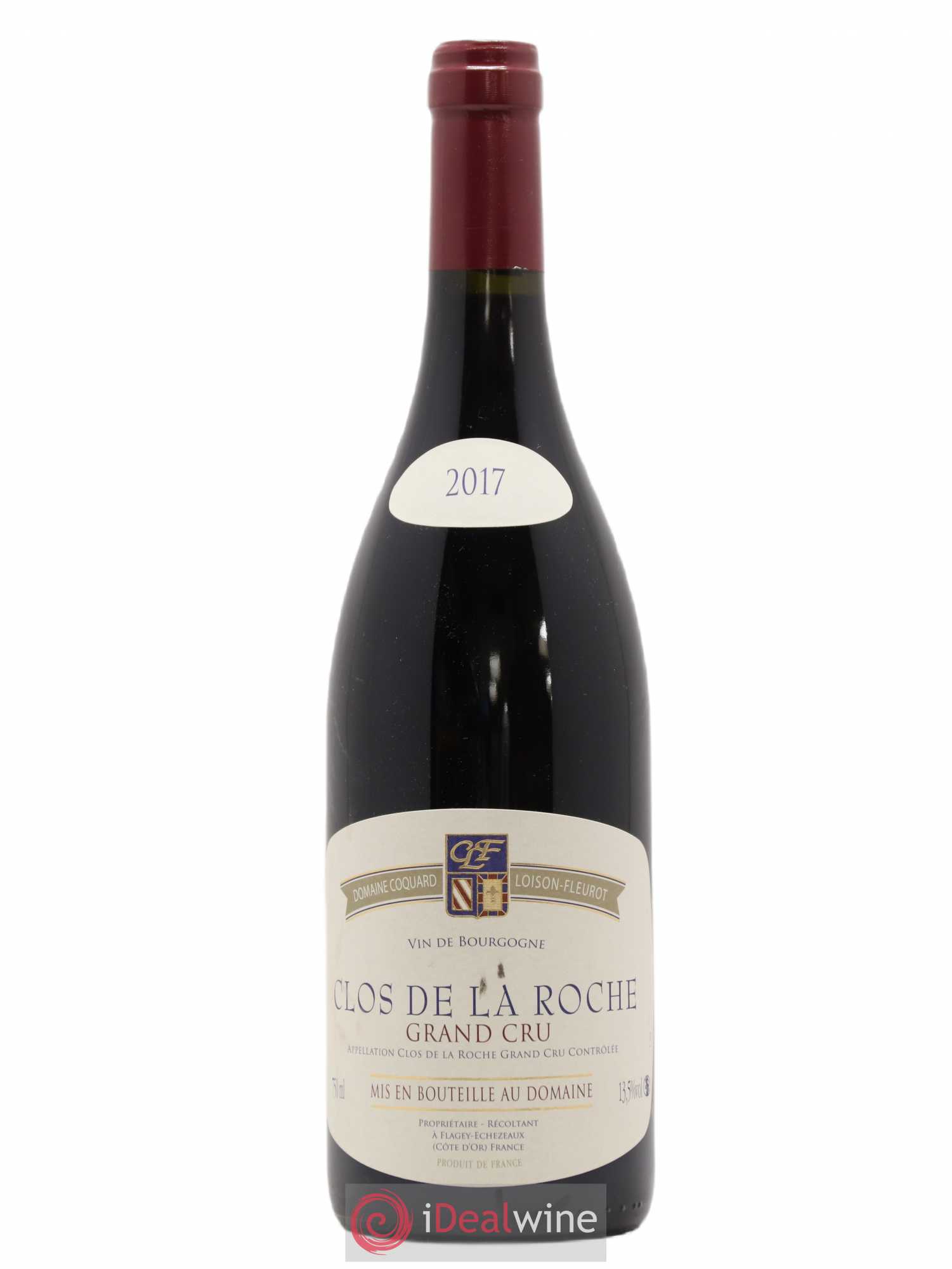 Clos de la Roche Grand Cru Coquard Loison Fleurot 2017 - Lot de 1 bouteille - 0