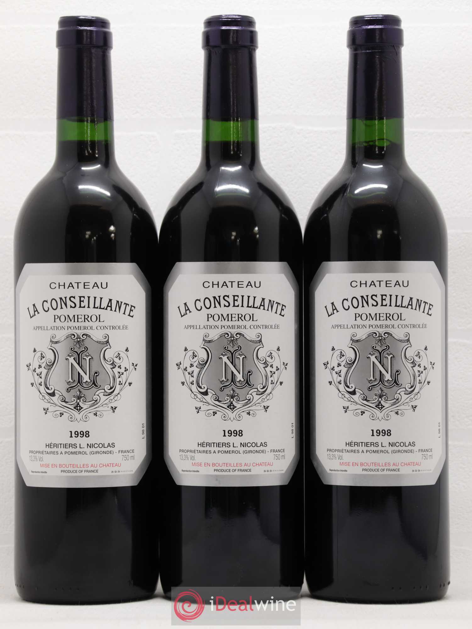Château la Conseillante 1998 - Lot de 6 bouteilles - 2