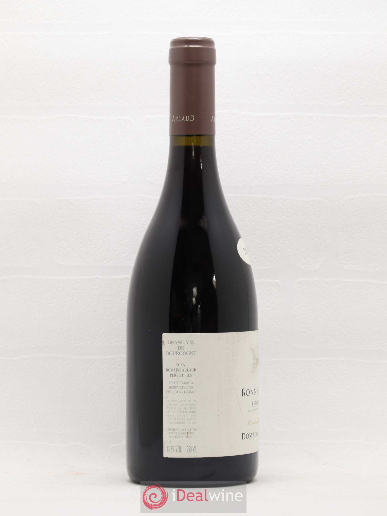 Bonnes-Mares Grand Cru Arlaud 2011 - Lot de 1 bouteille - 1
