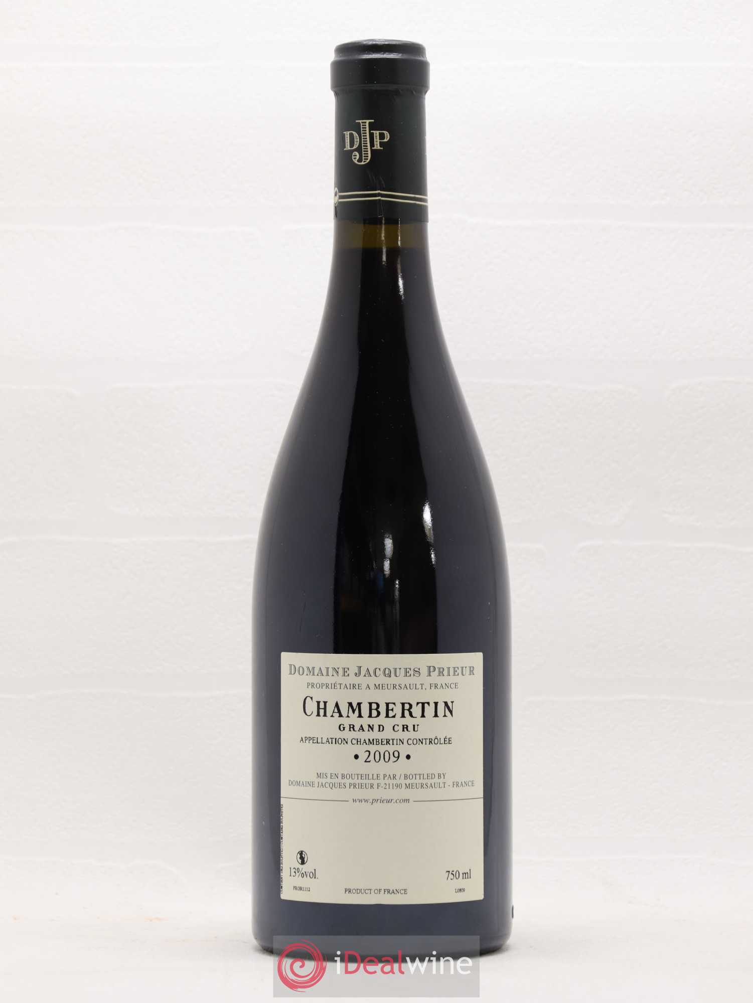 Chambertin Grand Cru Jacques Prieur (Domaine) 2009 - Lot de 1 bouteille - 1