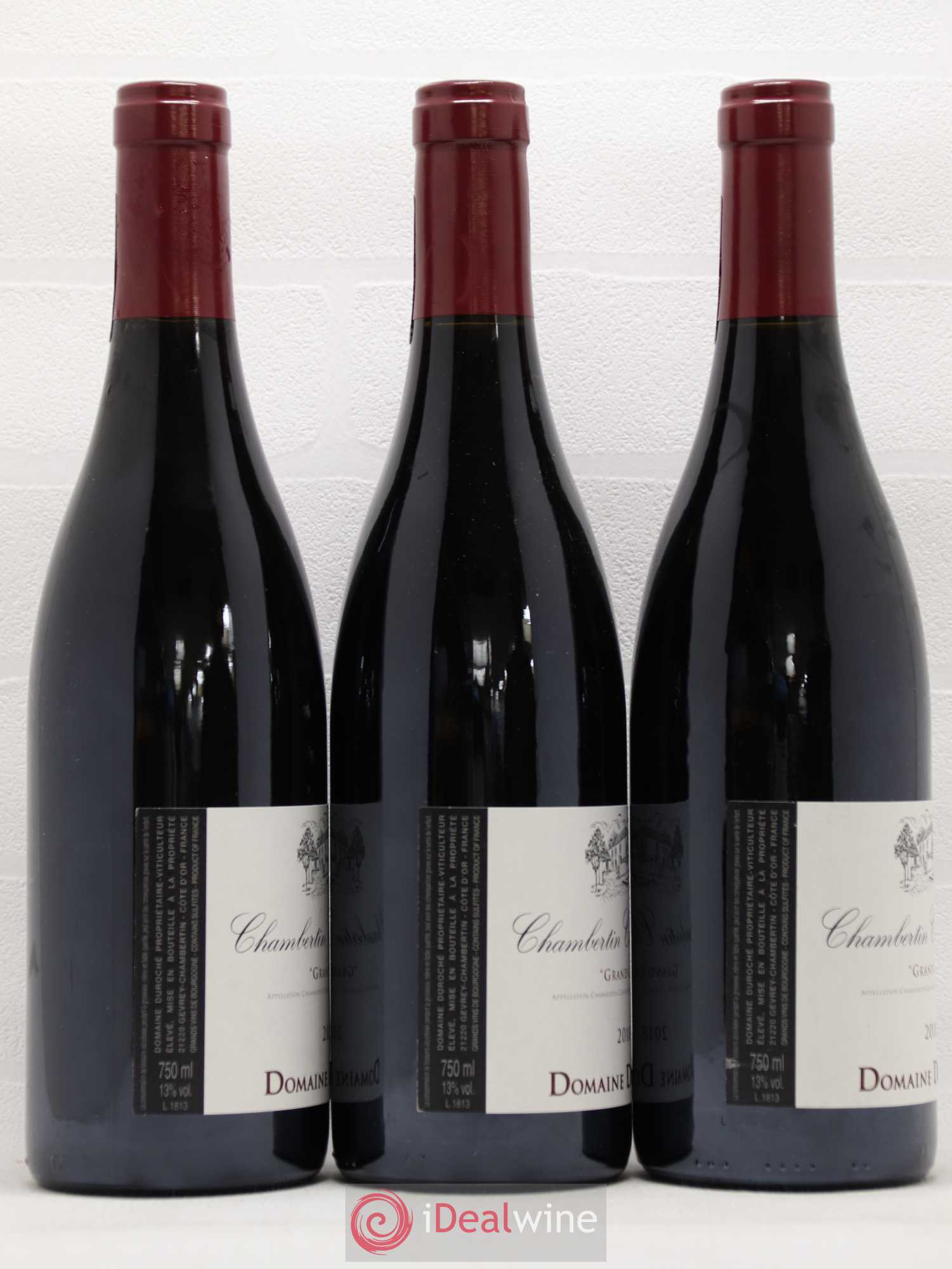 Chambertin Clos de Bèze Grand Cru Domaine Duroché 2018 - Lot de 3 bouteilles - 1