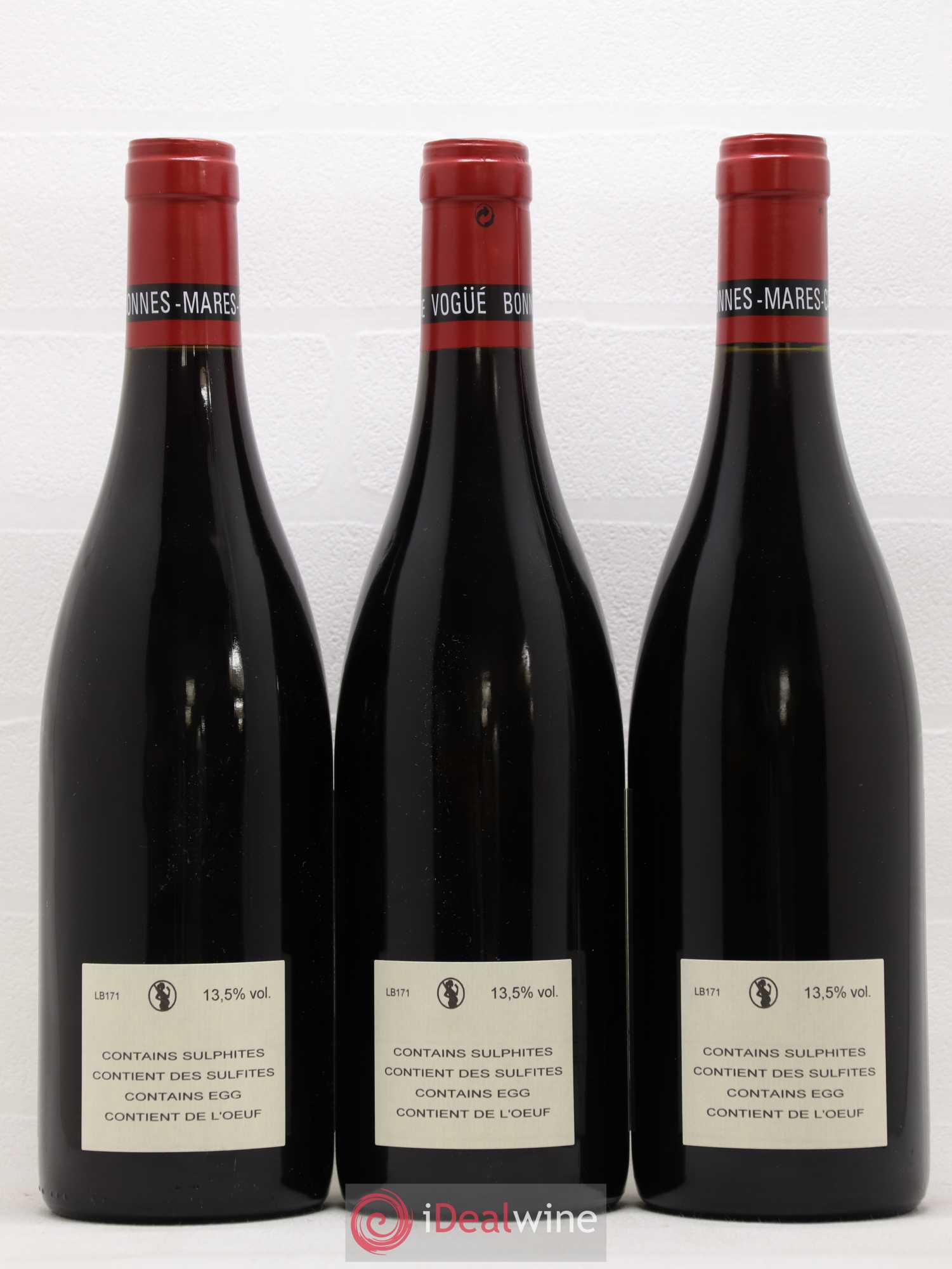Bonnes-Mares Grand Cru Comte Georges de Vogüé 2017 - Lot de 3 bouteilles - 1