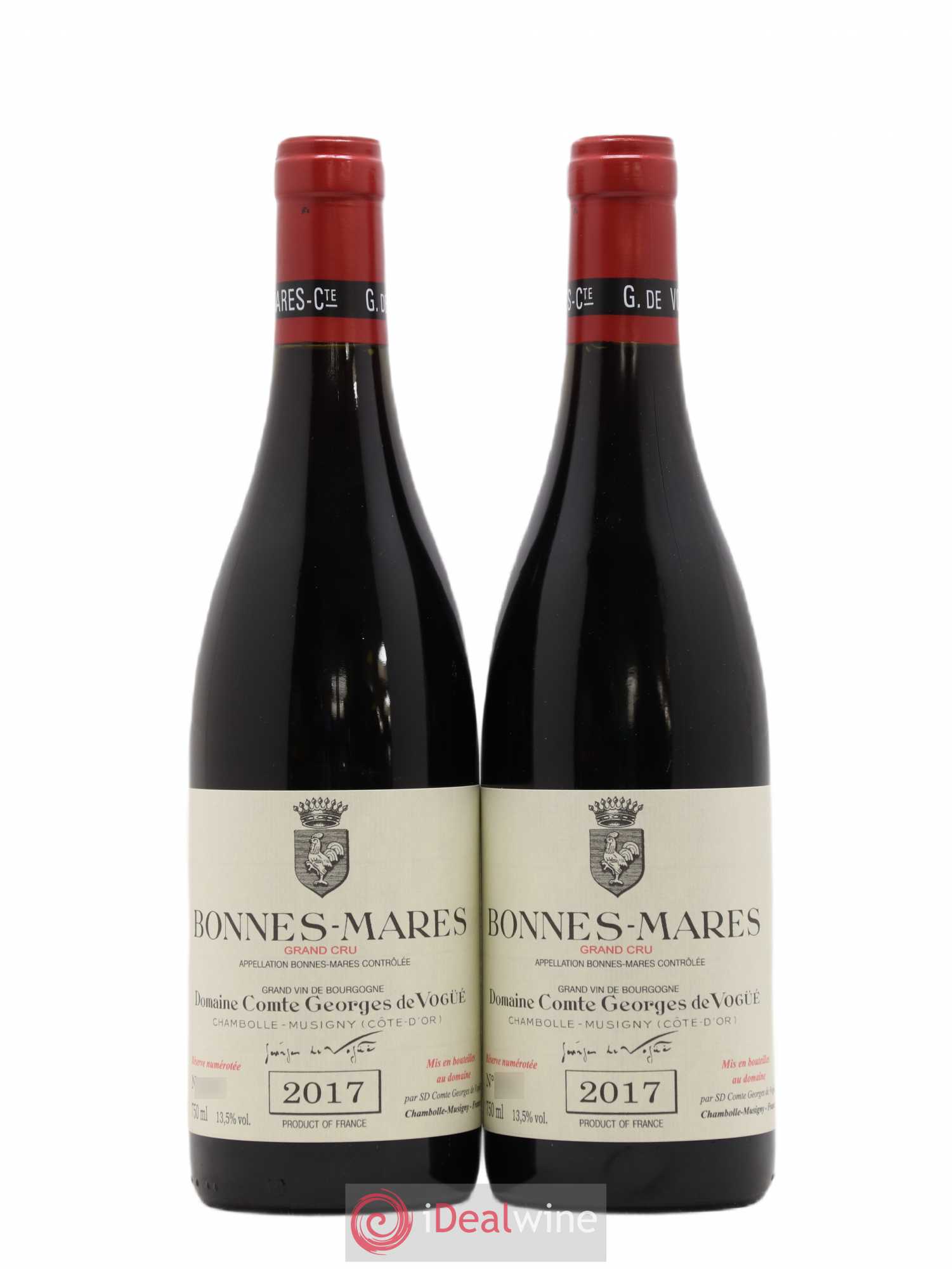 Bonnes-Mares Grand Cru Comte Georges de Vogüé 2017 - Lot de 2 bouteilles - 0