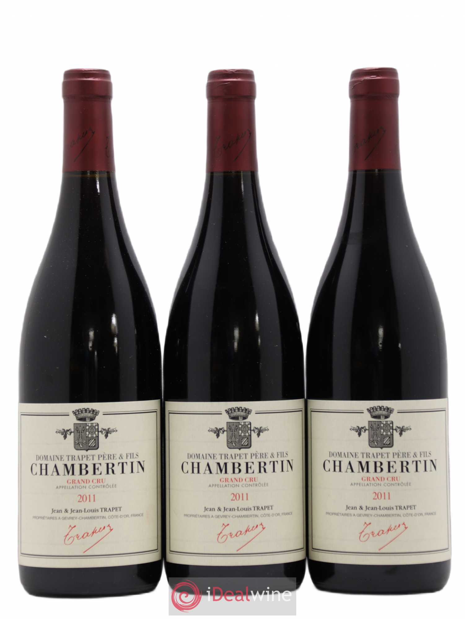 Chambertin Grand Cru Domaine Trapet 2011 - Lot de 3 bouteilles - 0