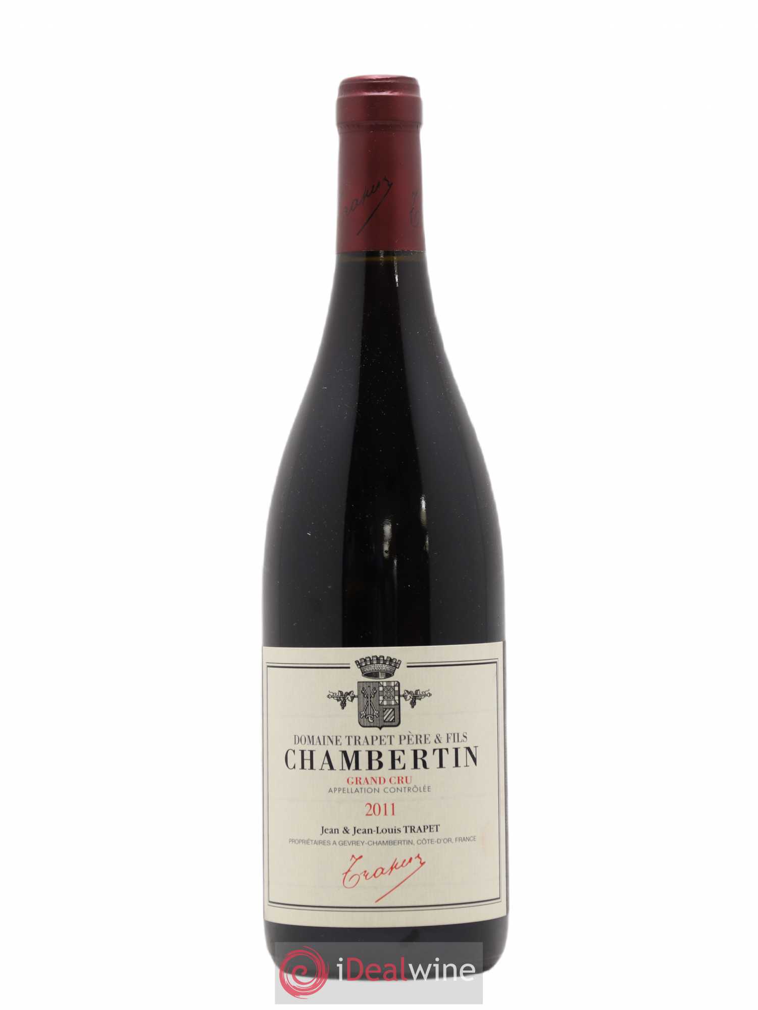Chambertin Grand Cru Domaine Trapet 2011 - Lot de 1 bouteille - 0