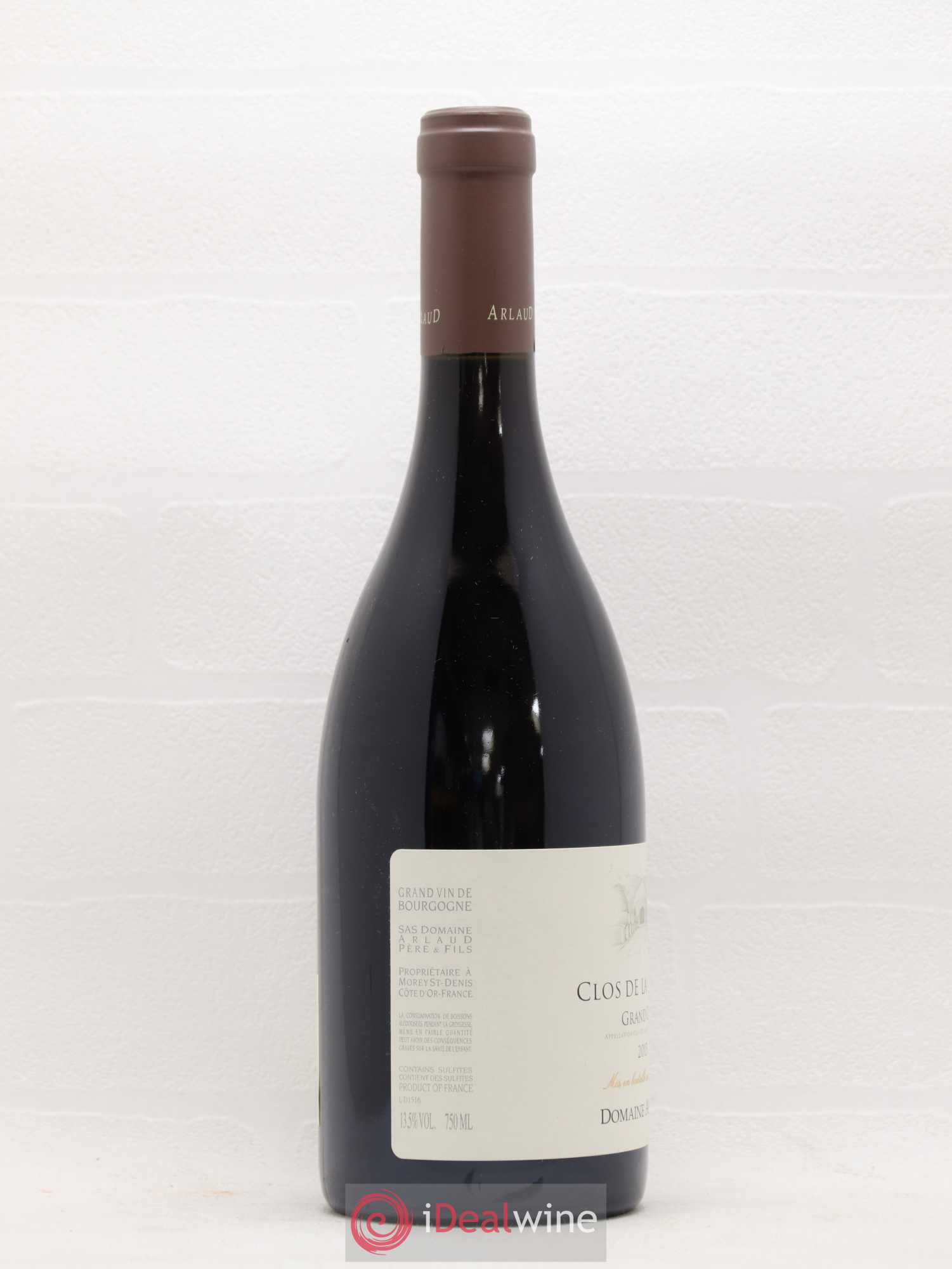Clos de la Roche Grand Cru Arlaud 2015 - Lot de 1 bouteille - 1