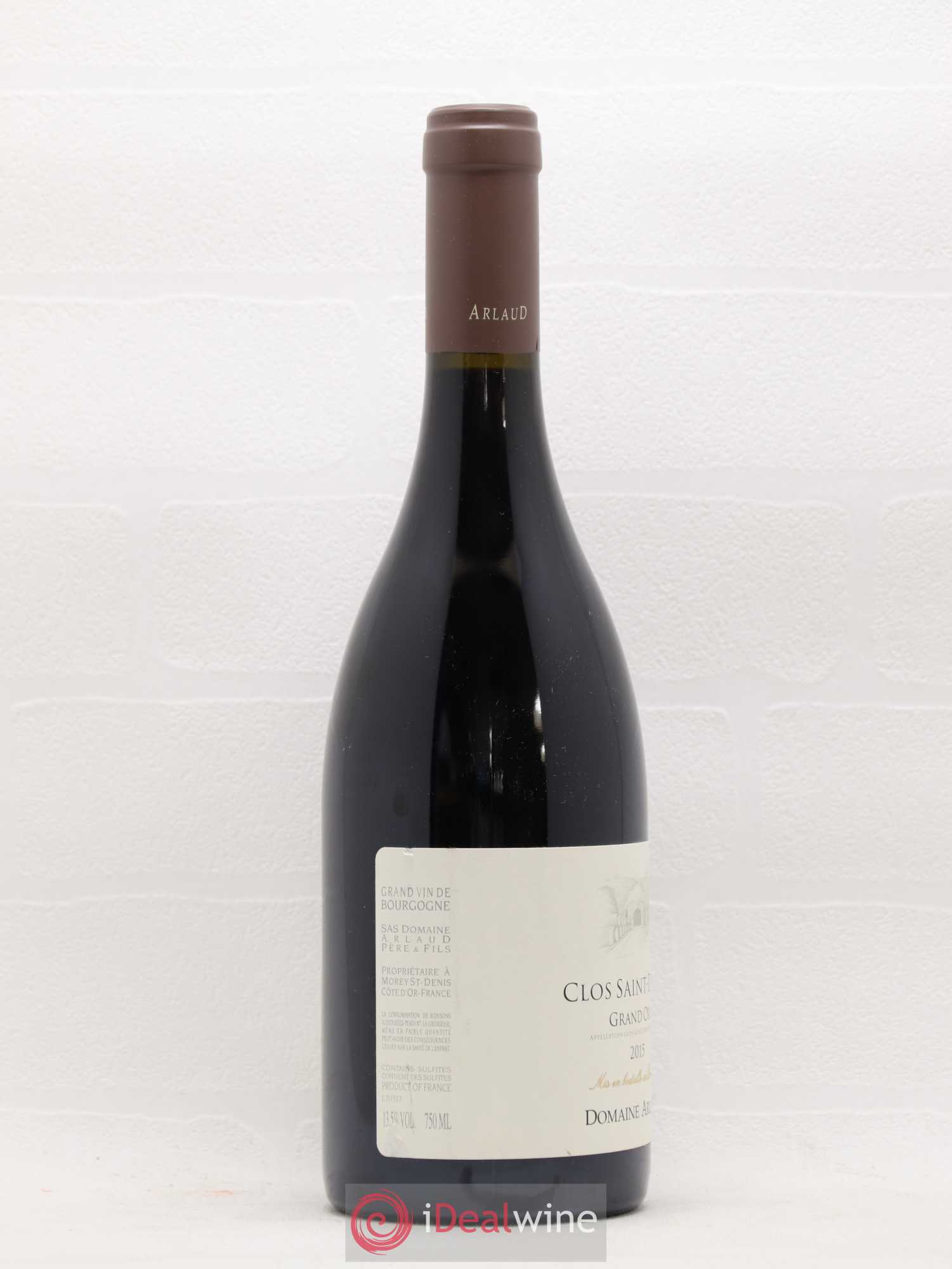 Clos Saint-Denis Grand Cru Arlaud 2015 - Lot de 1 bouteille - 1