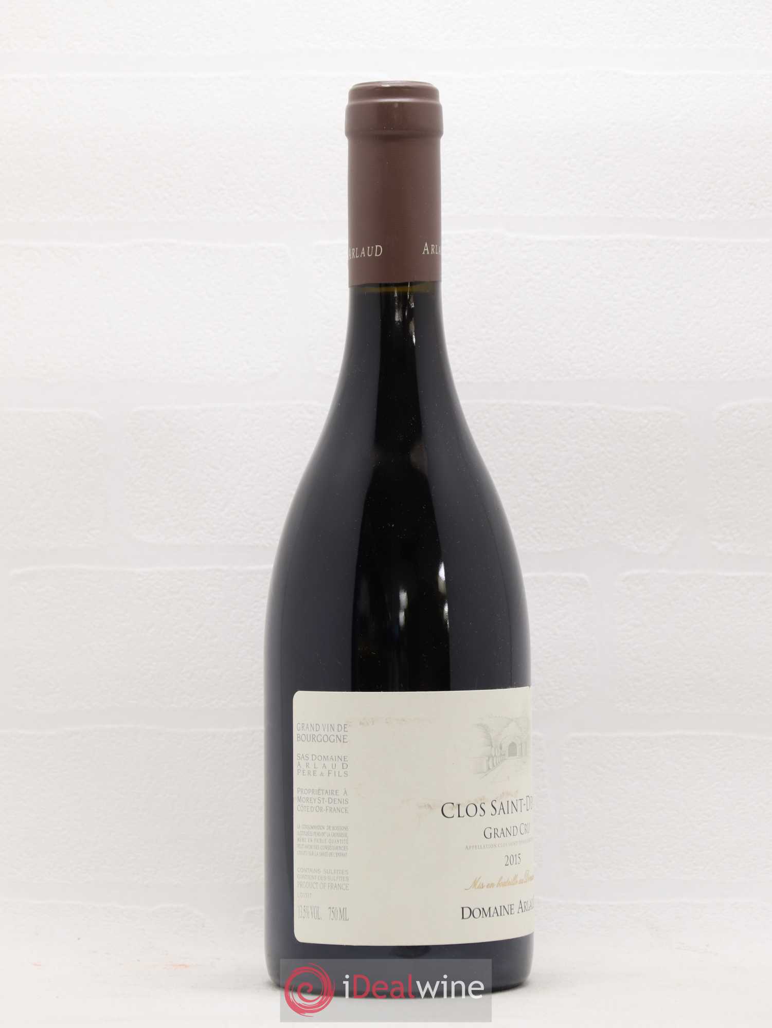 Clos Saint-Denis Grand Cru Arlaud 2015 - Lot de 1 bouteille - 1