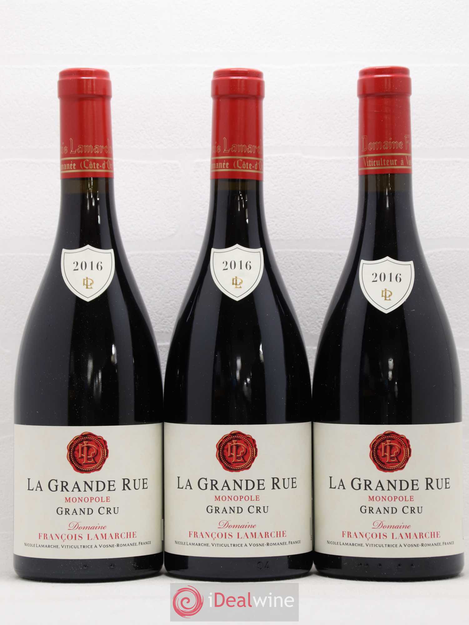 La Grande Rue Grand Cru Lamarche (Domaine) 2016 - Lot de 6 bouteilles - 3