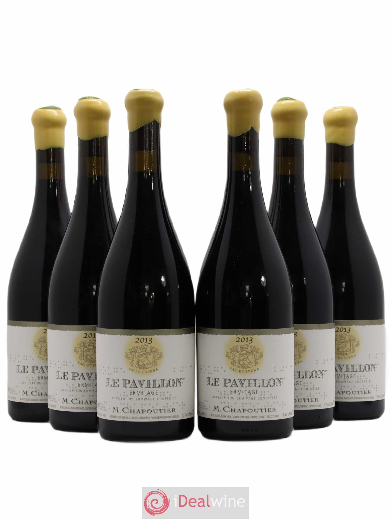 Hermitage Ermitage Le Pavillon Chapoutier 2013 - Lot de 6 bouteilles - 0