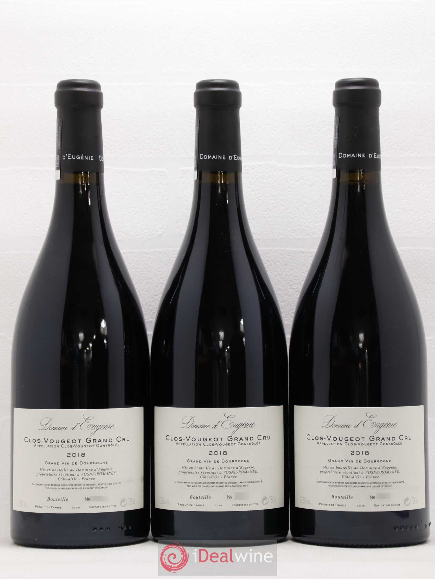 Clos de Vougeot Grand Cru Domaine René Engel - Domaine Eugénie 2018 - Lot de 6 bouteilles - 2