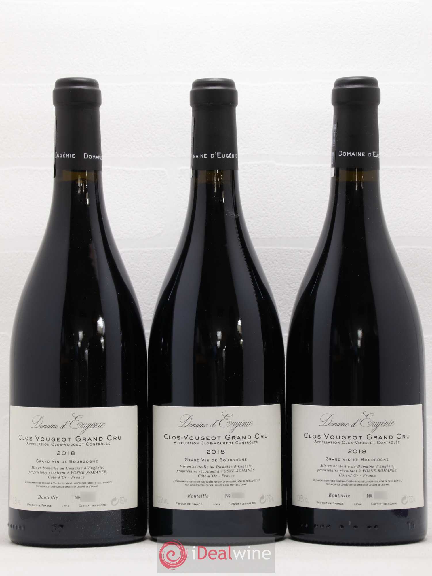 Clos de Vougeot Grand Cru Domaine René Engel - Domaine Eugénie 2018 - Lot de 6 bouteilles - 4