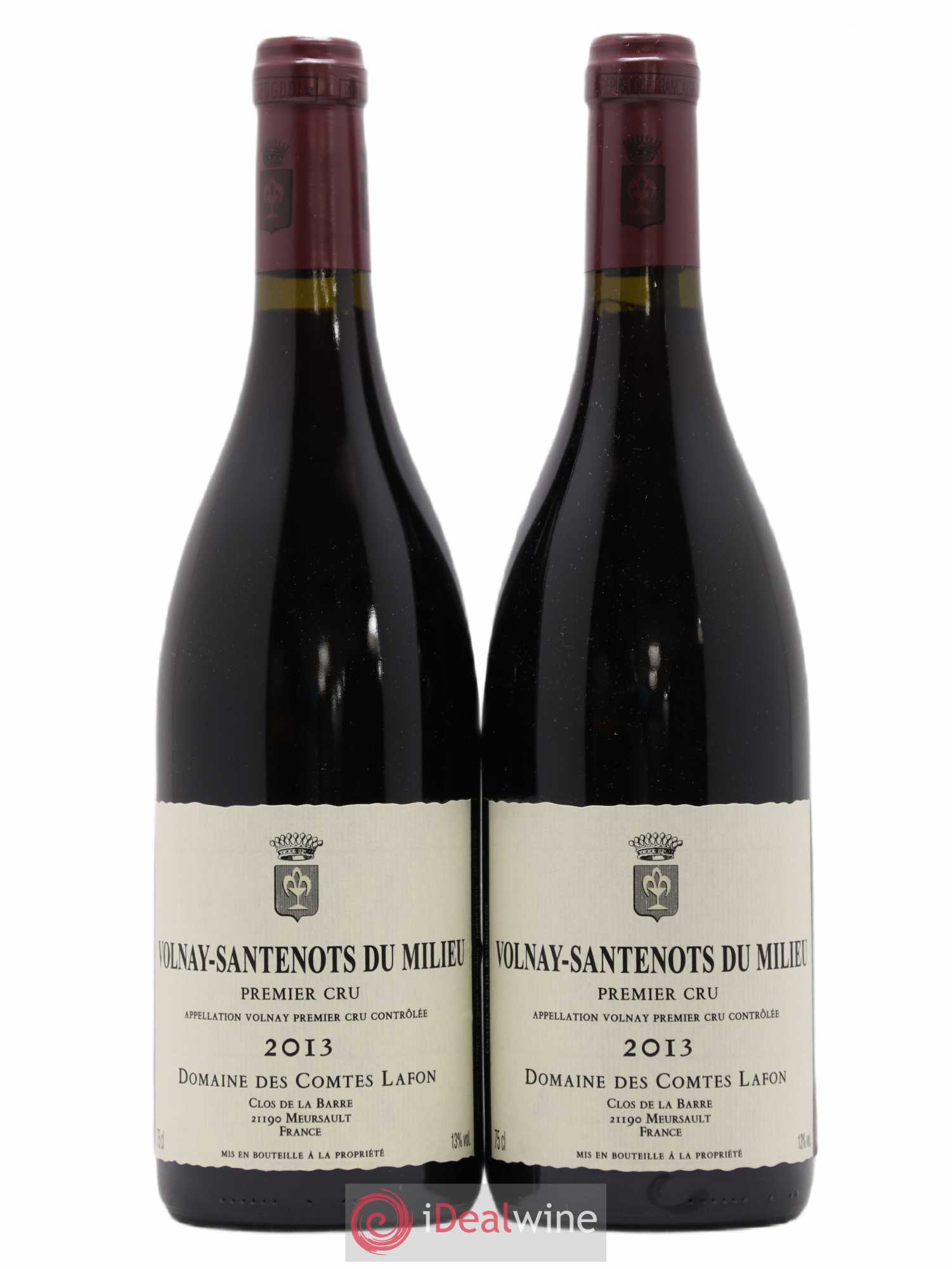 Volnay 1er Cru Santenots du Milieu Comtes Lafon (Domaine des) 2013 - Lot de 2 bouteilles - 0