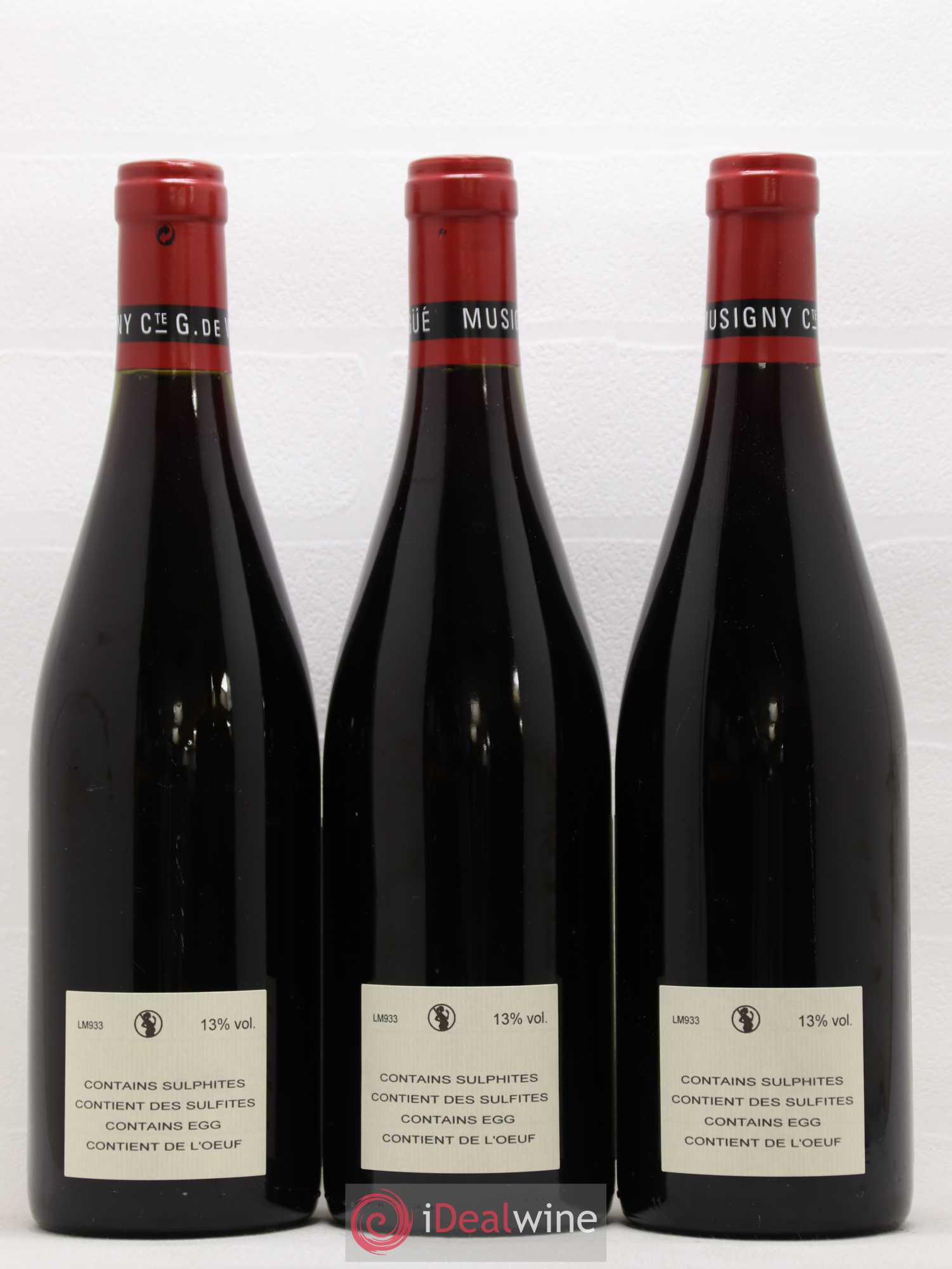 Musigny Grand Cru Cuvée Vieilles Vignes Comte Georges de Vogüé 1993 - Lot de 6 bouteilles - 4