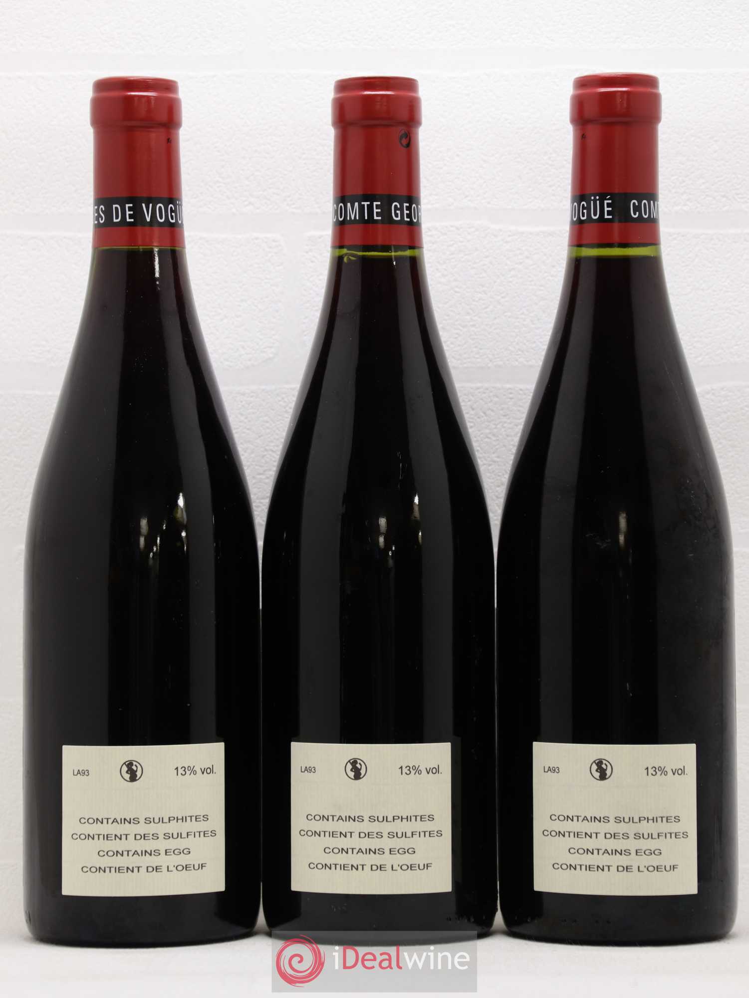 Chambolle-Musigny 1er Cru Les Amoureuses Comte Georges de Vogüé 1993 - Lot de 6 bouteilles - 2