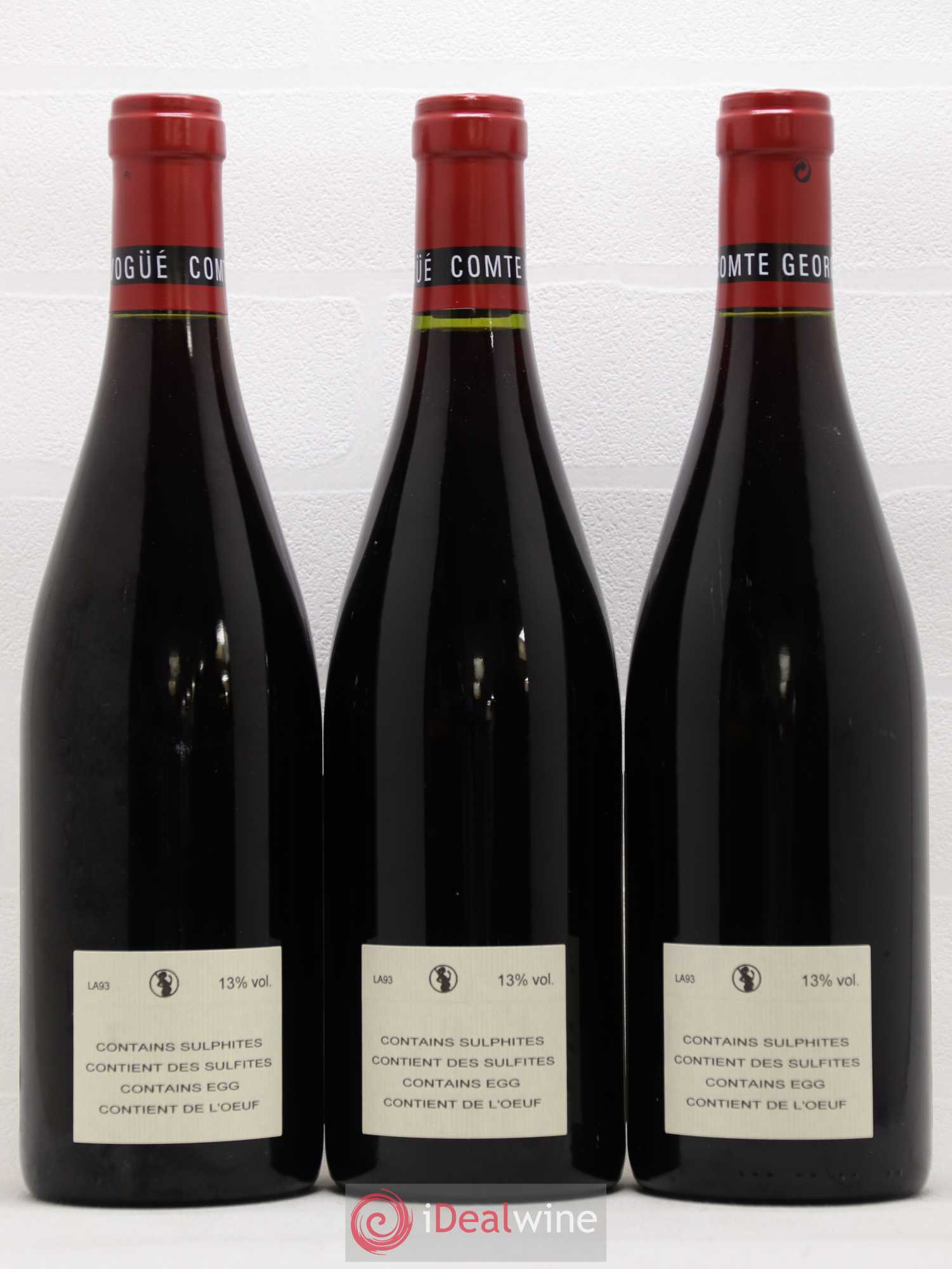 Chambolle-Musigny 1er Cru Les Amoureuses Comte Georges de Vogüé 1993 - Lot de 6 bouteilles - 4
