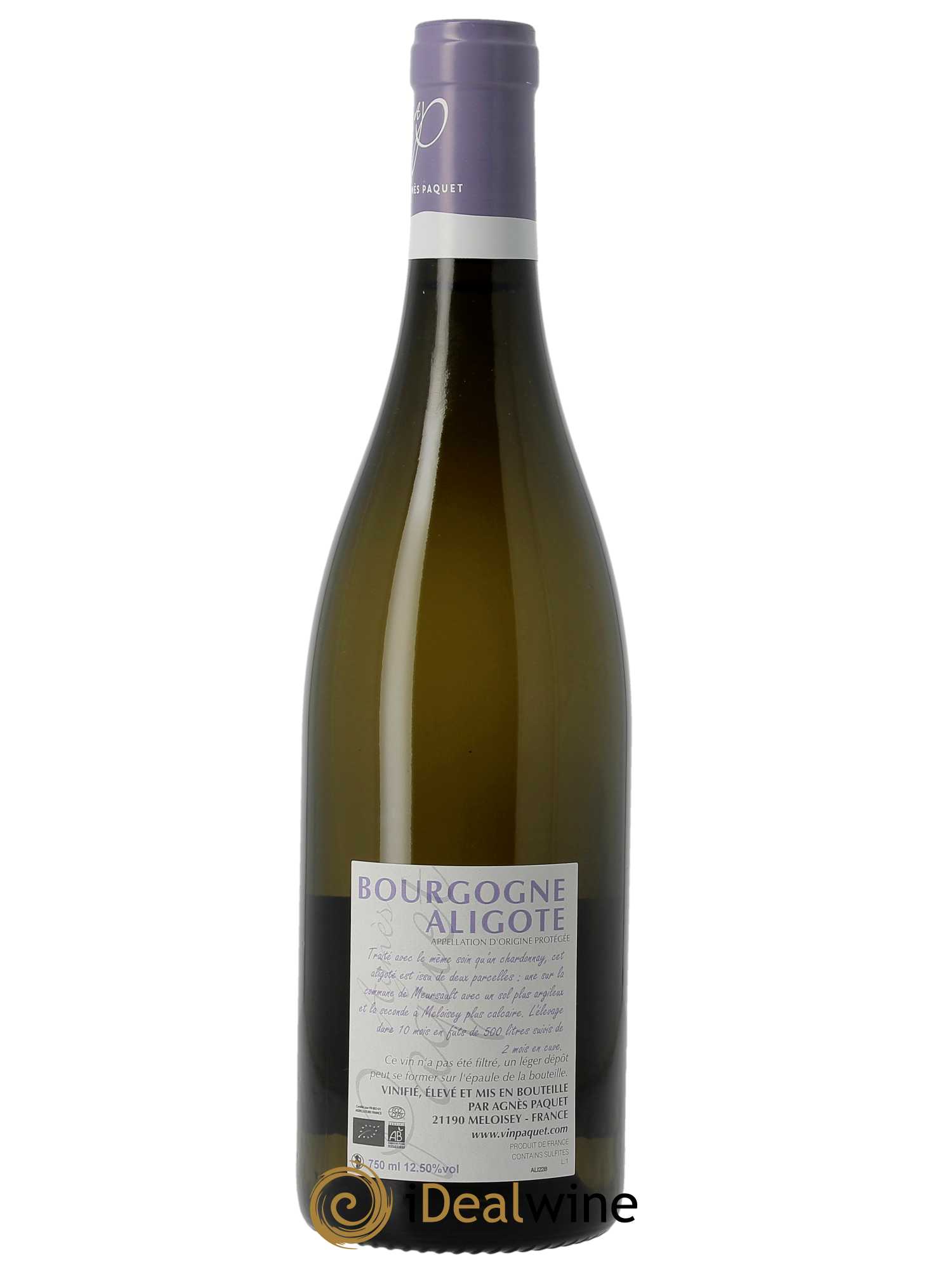 Bourgogne Aligoté Le Clou et la Plume Agnès Paquet (Domaine) 2022 - Lot of 1 bottle - 1