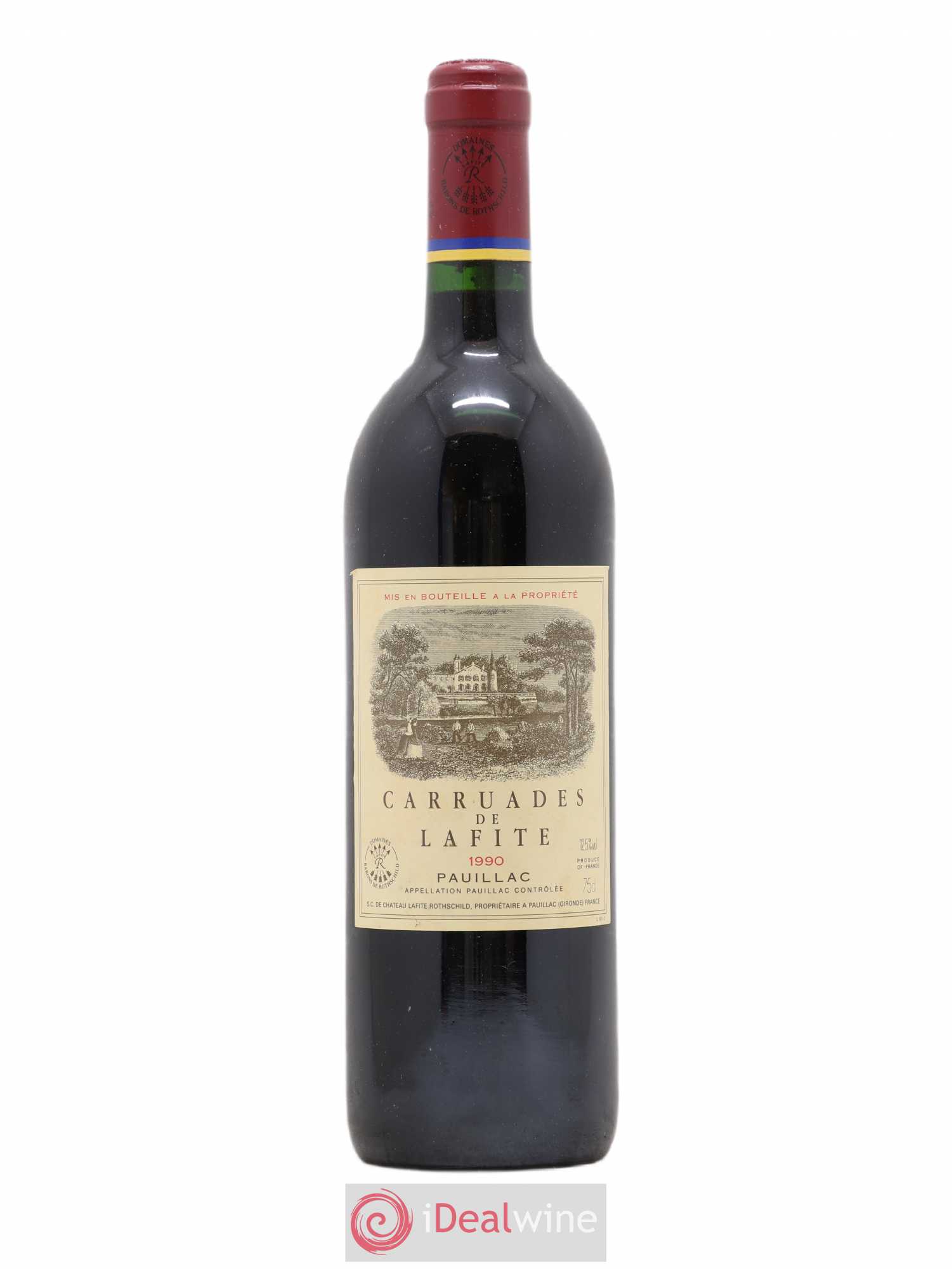 Carruades de Lafite Rothschild Second Vin 1990 - Lot de 1 bouteille - 0