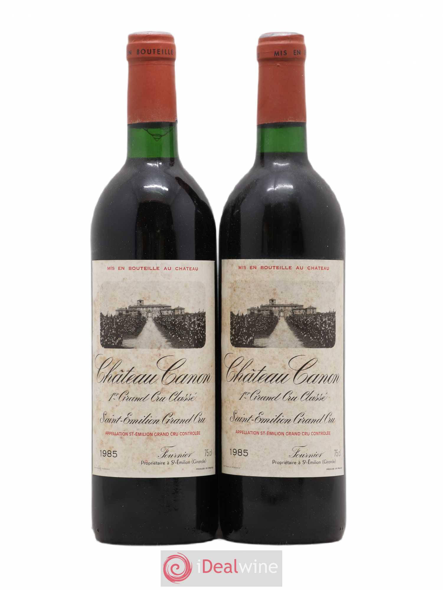 Château Canon 1er Grand Cru Classé B 1985 - Lot de 2 bouteilles - 0