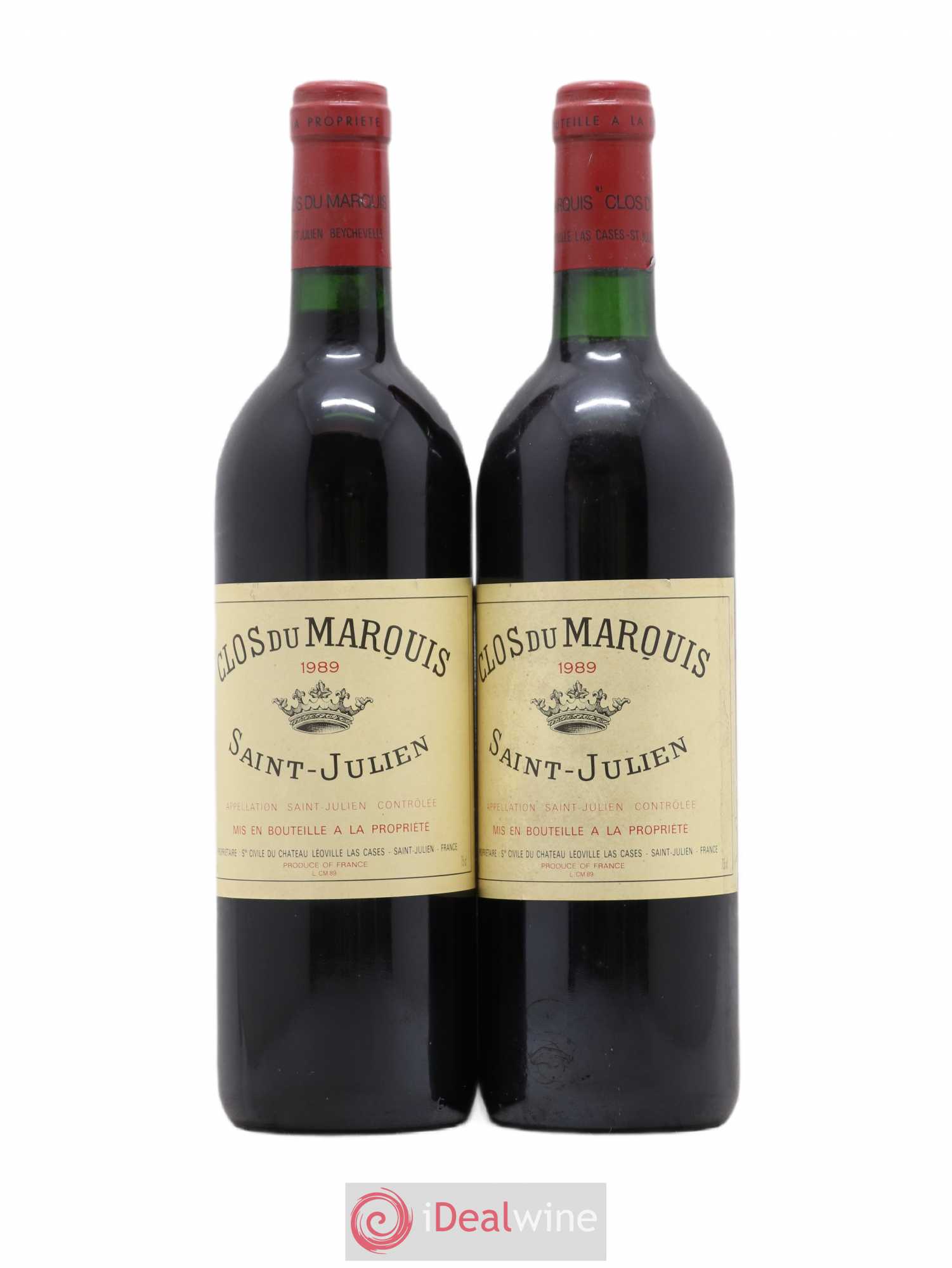 Clos du Marquis 1989 - Lot de 2 bouteilles - 0