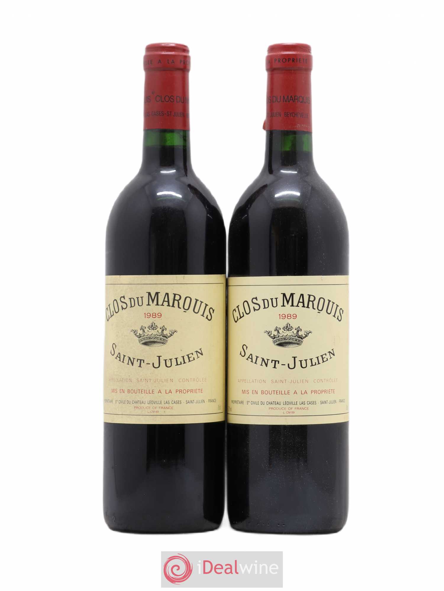 Clos du Marquis 1989 - Lot de 2 bouteilles - 0