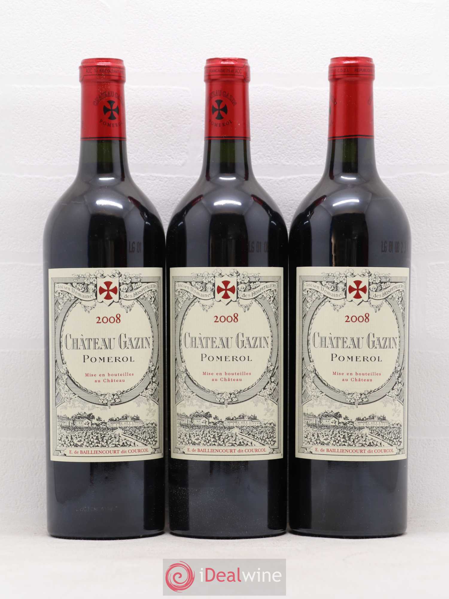 Château Gazin 2008 - Lot de 6 bouteilles - 2