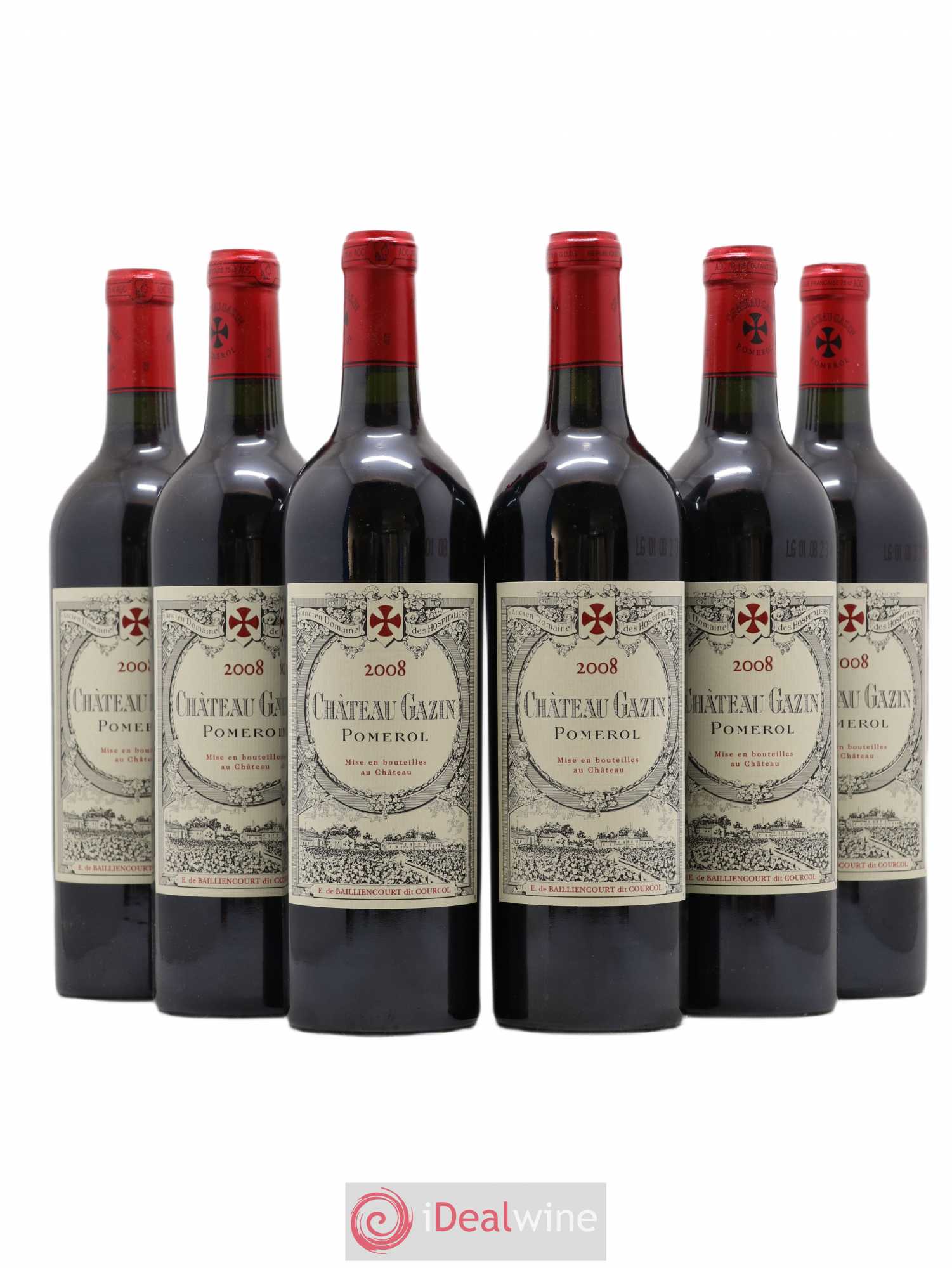 Château Gazin 2008 - Lot de 6 bouteilles - 0