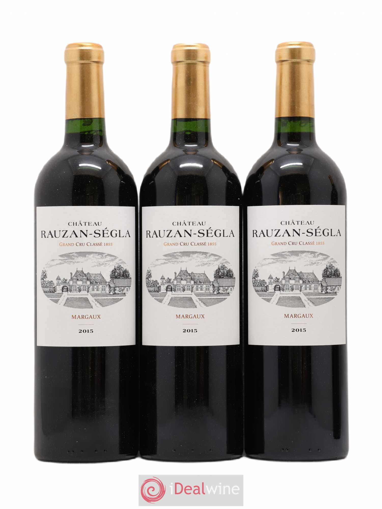 Château Rauzan Ségla Grand Cru Classé 2015 - Lot de 3 bouteilles - 0