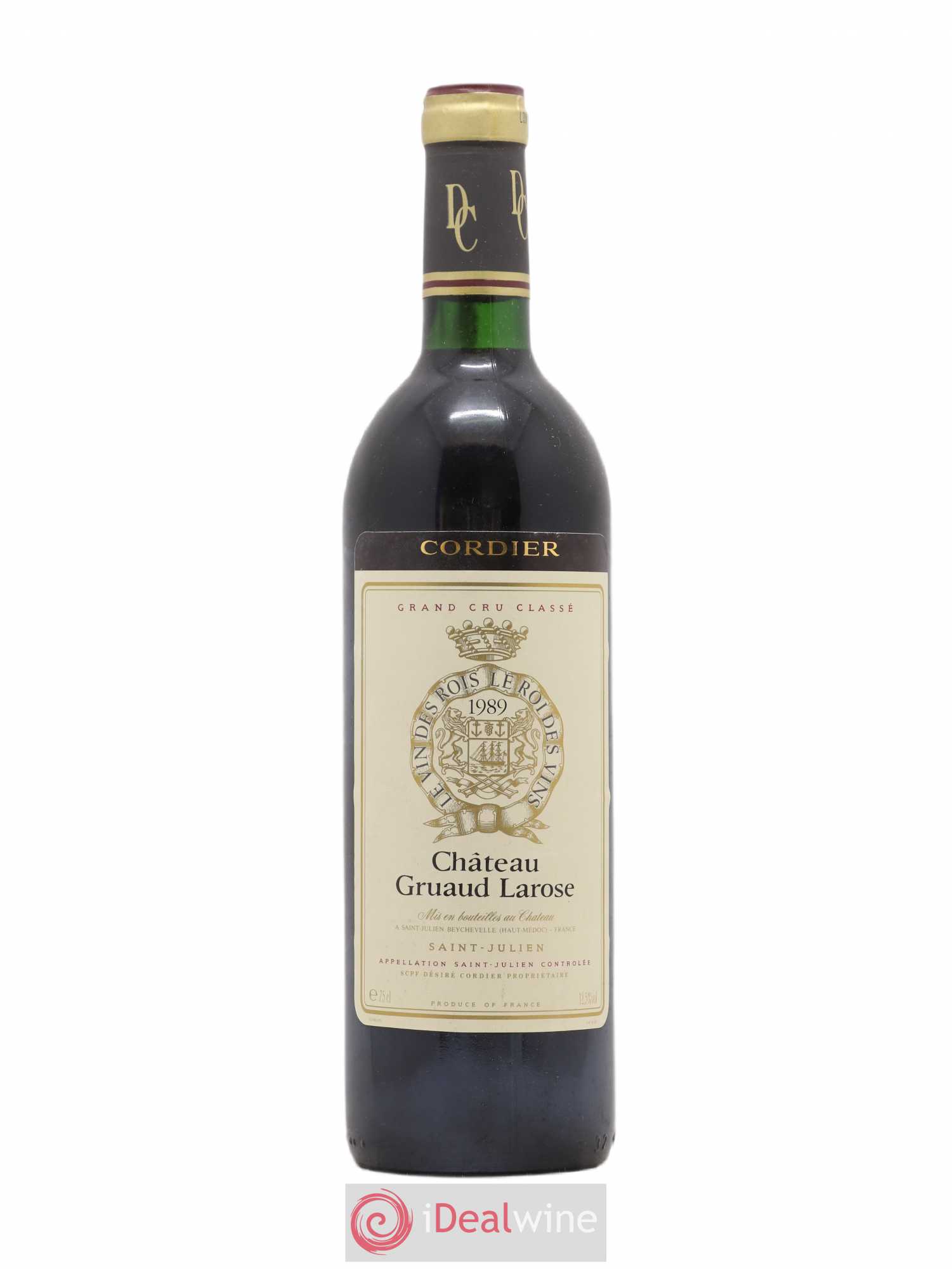 Château Gruaud Larose 2ème Grand Cru Classé 1989 - Lot de 1 bouteille - 0