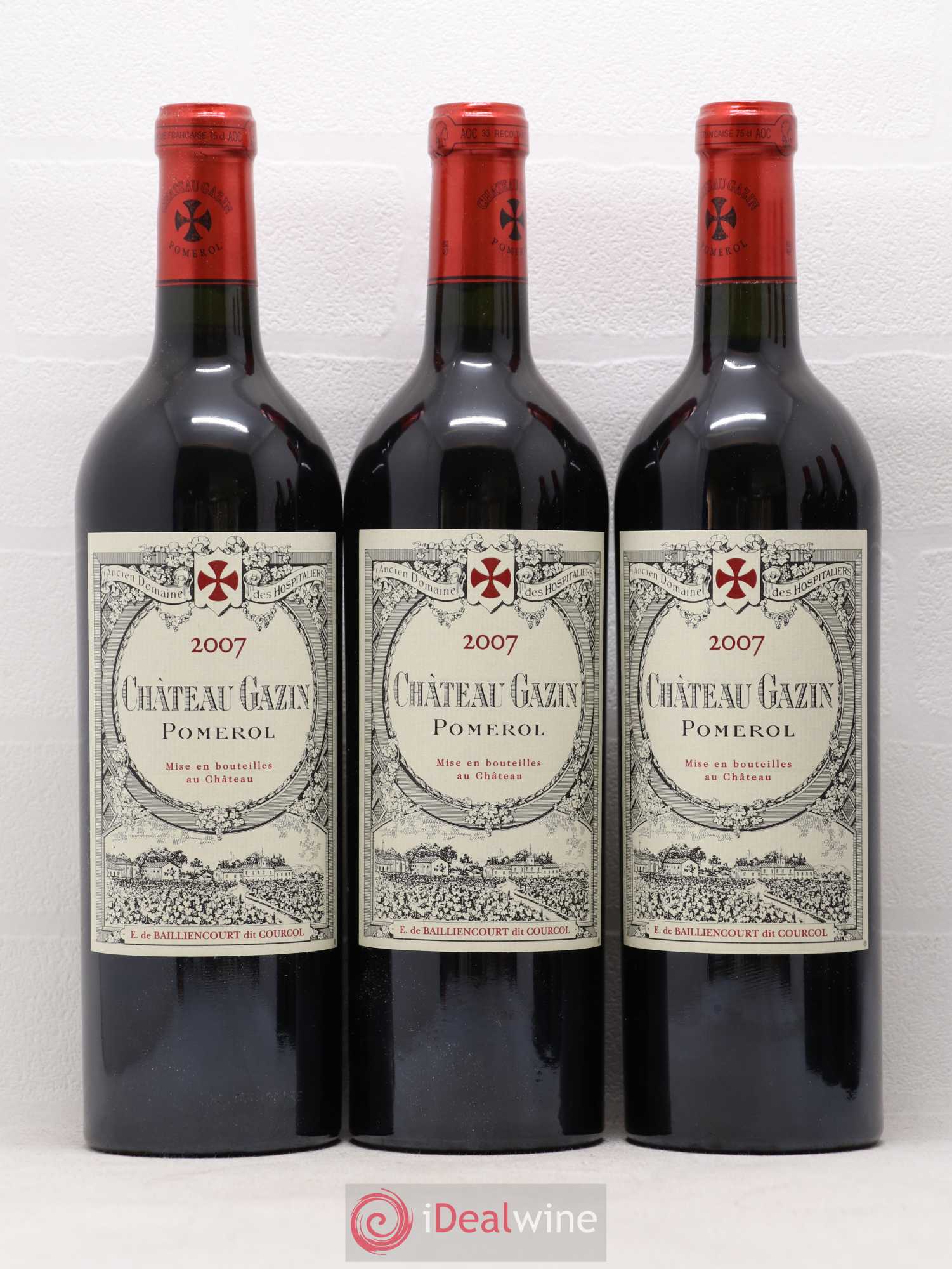 Château Gazin 2007 - Lot de 6 bouteilles - 1